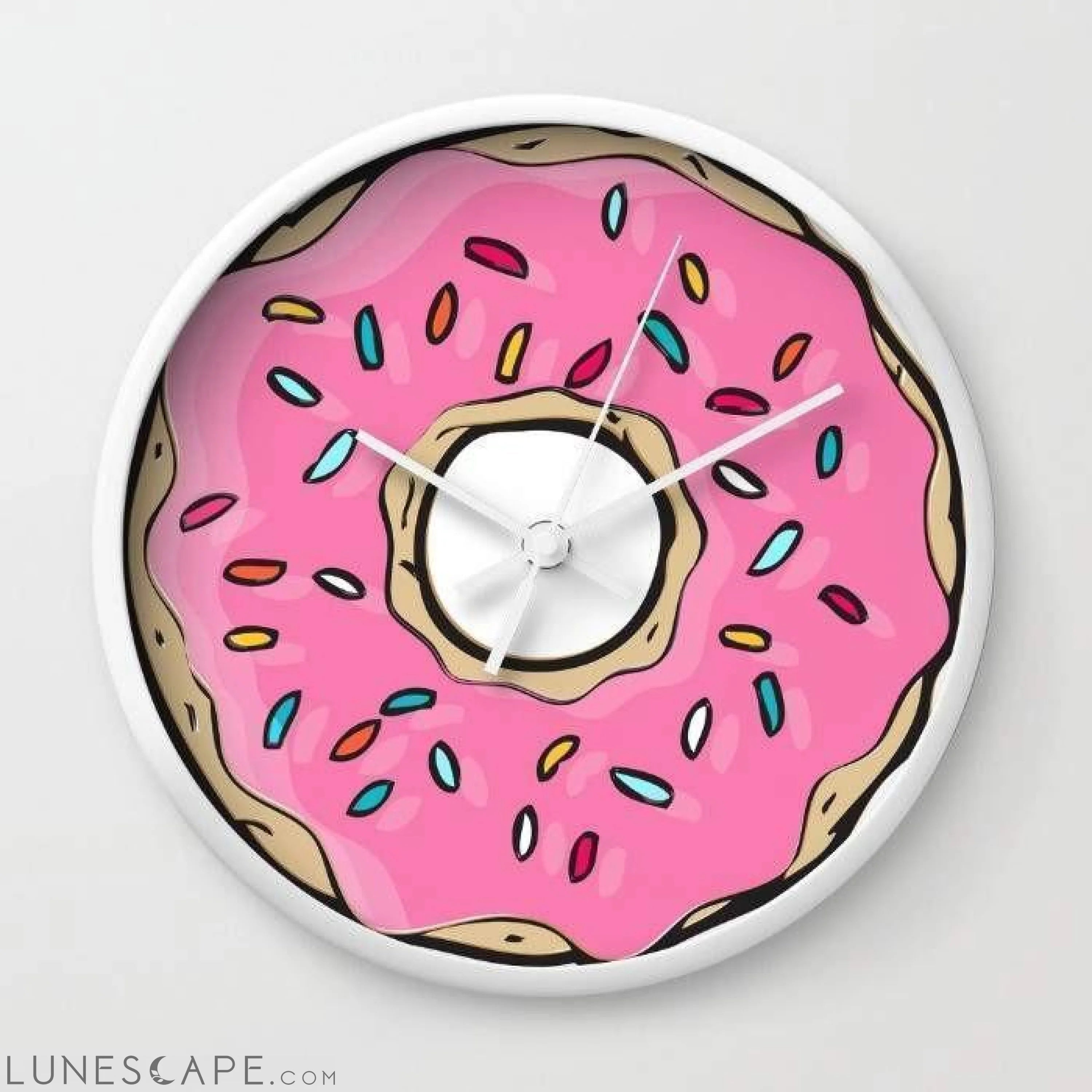 Doughnut Wall Clock LUNESCAPE