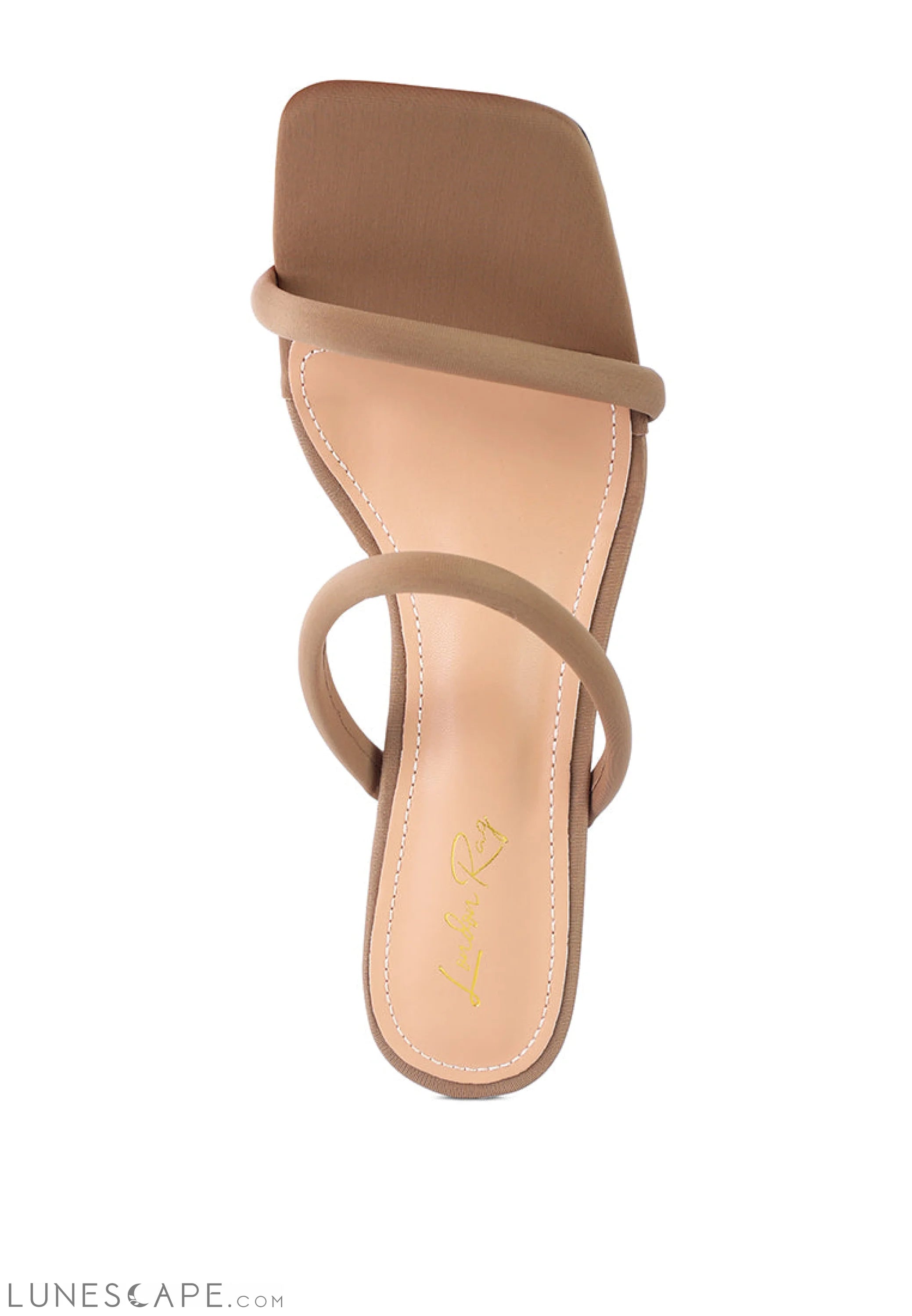 Downtown Double Strap Fantasy Heel Sandals LUNESCAPE