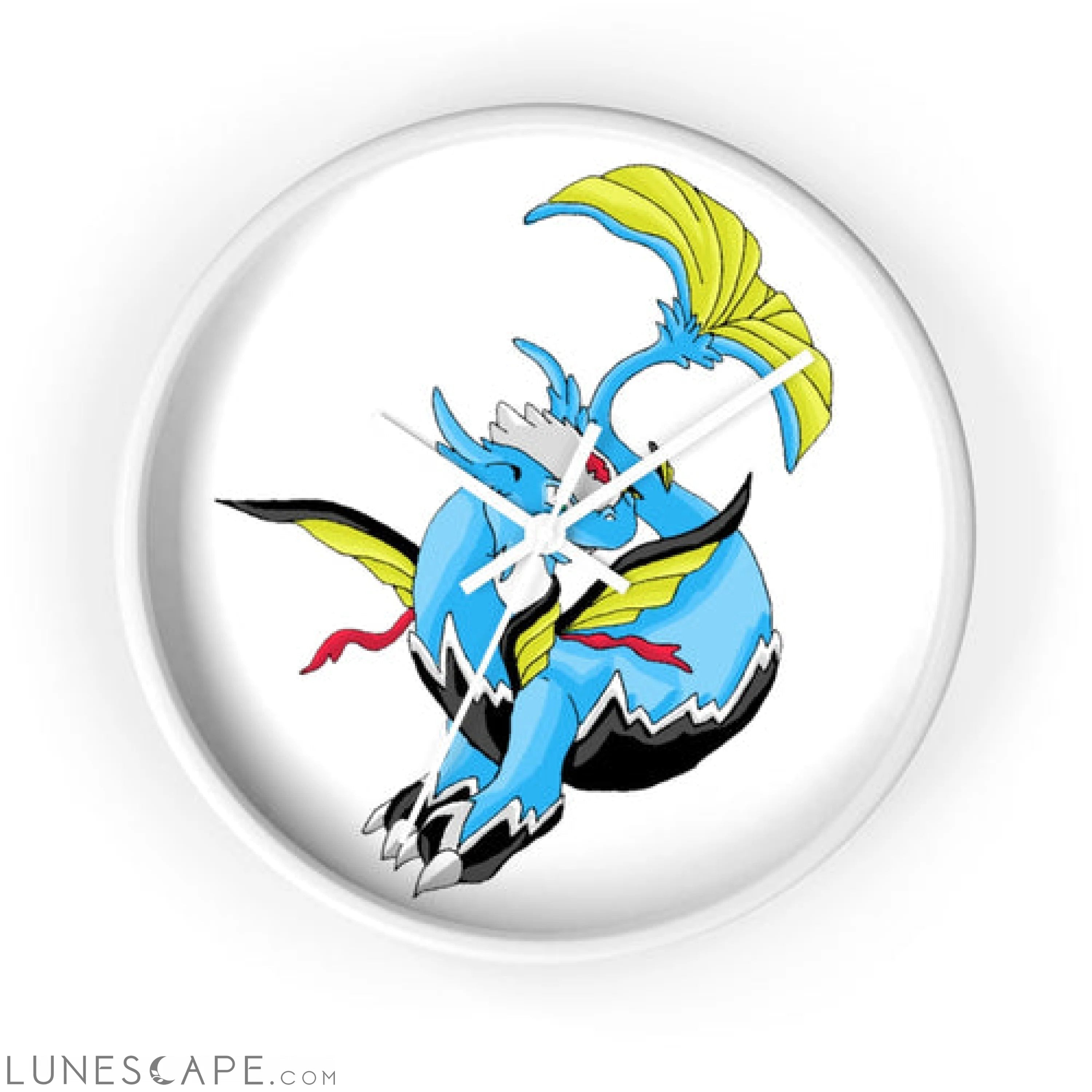 Dragonir Wall clock LUNESCAPE