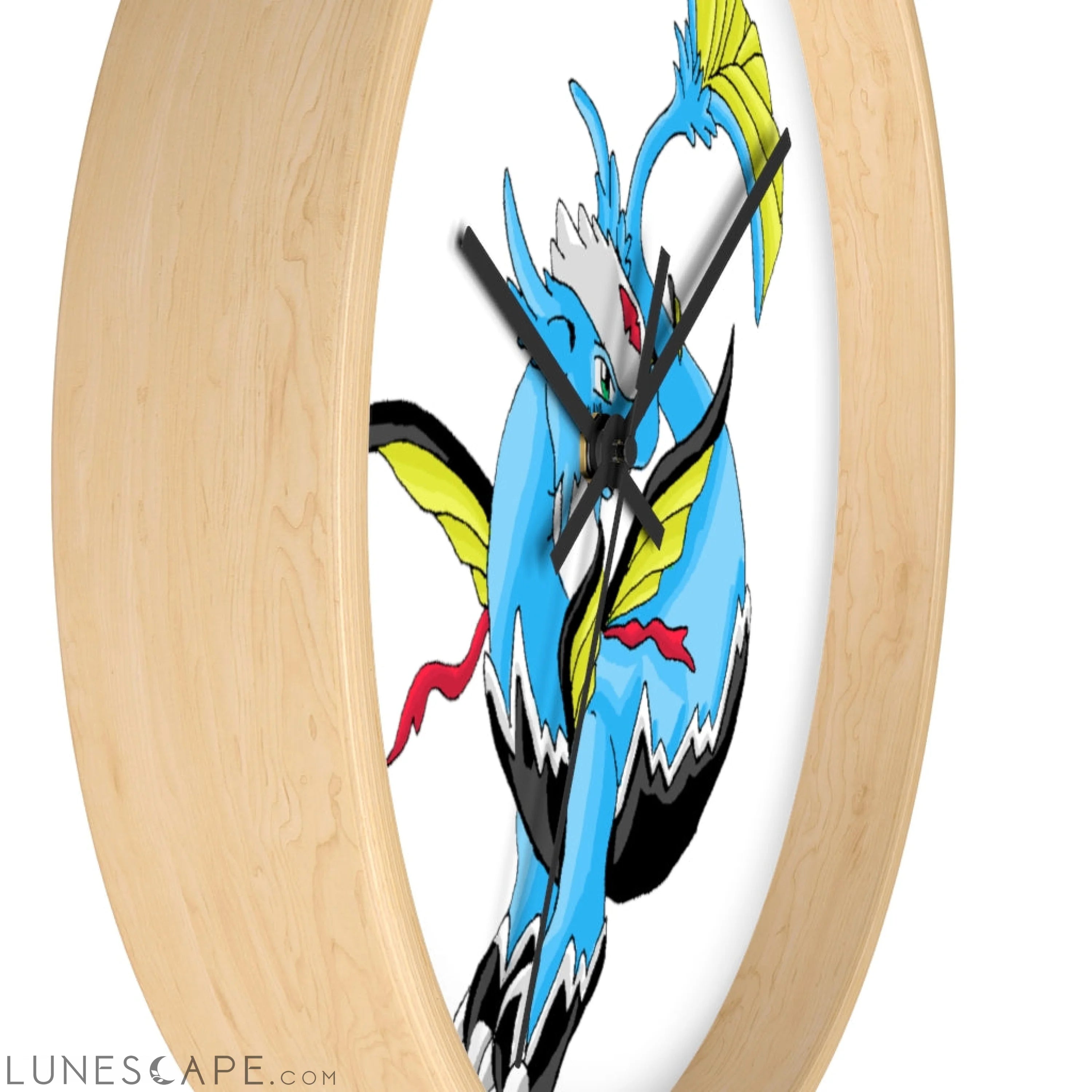 Dragonir Wall clock LUNESCAPE