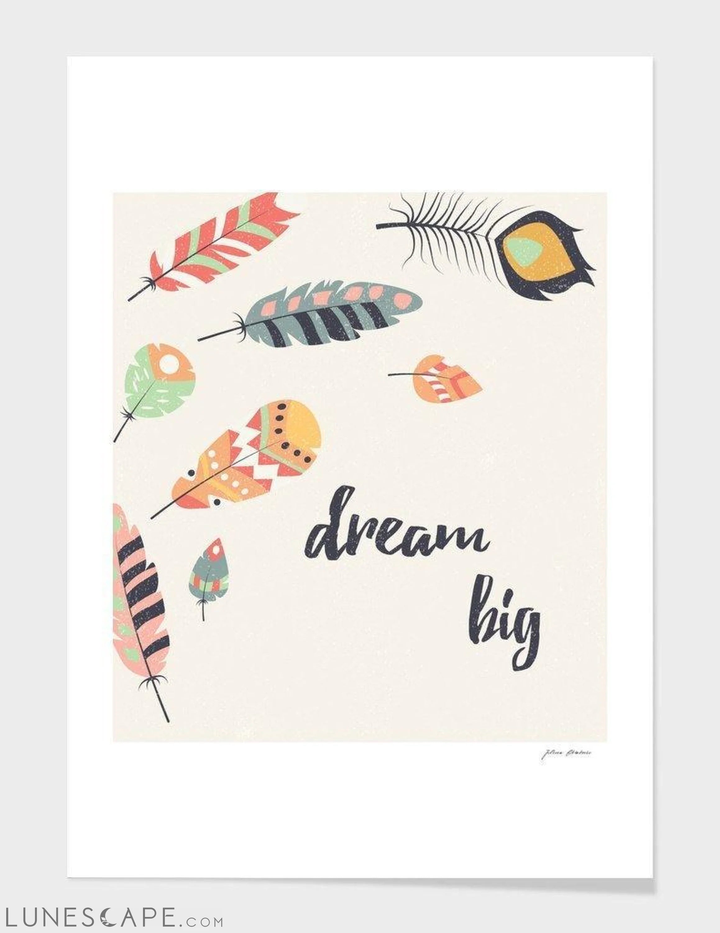 Dream Big Framed Print LUNESCAPE