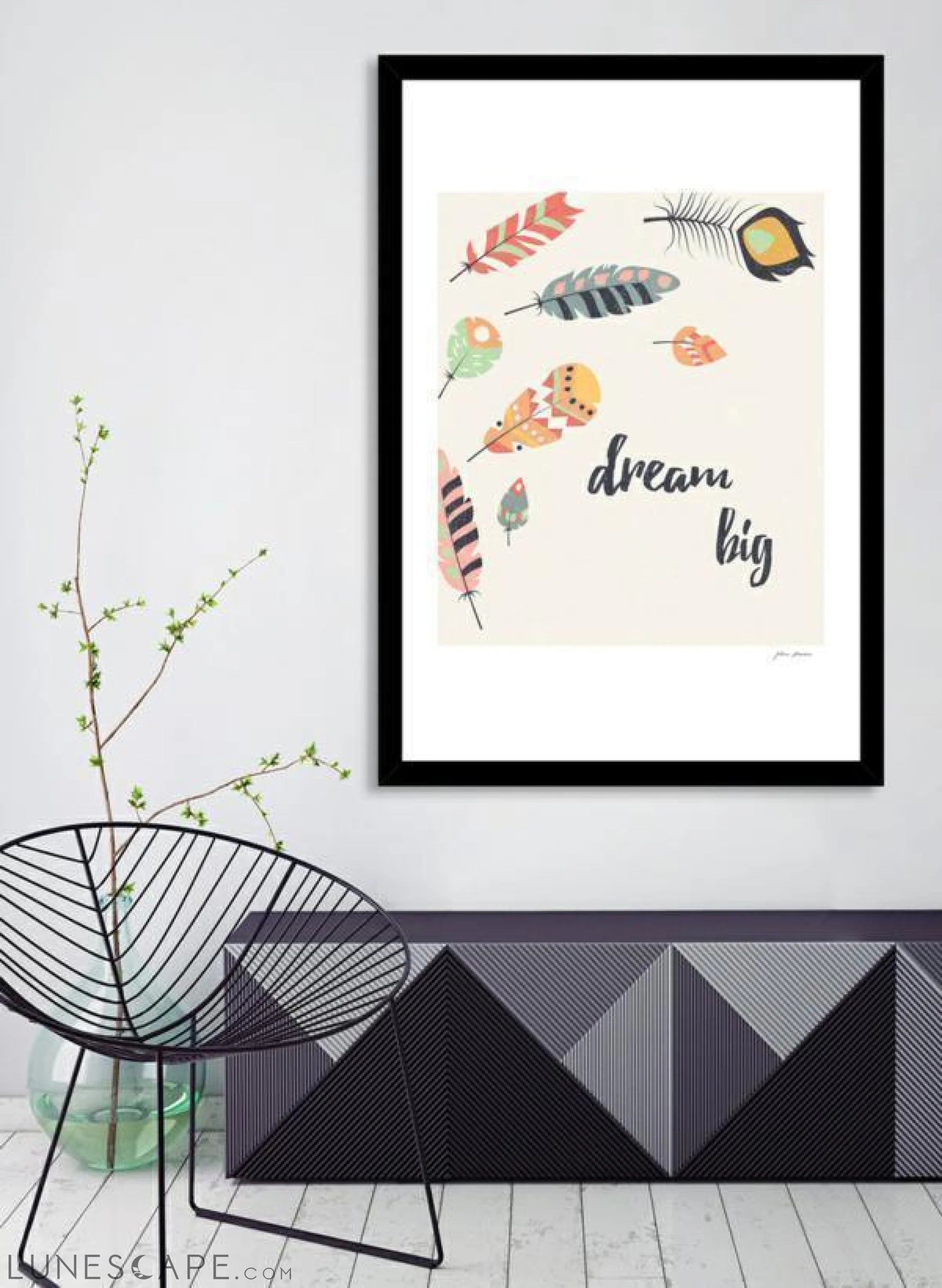 Dream Big Framed Print LUNESCAPE