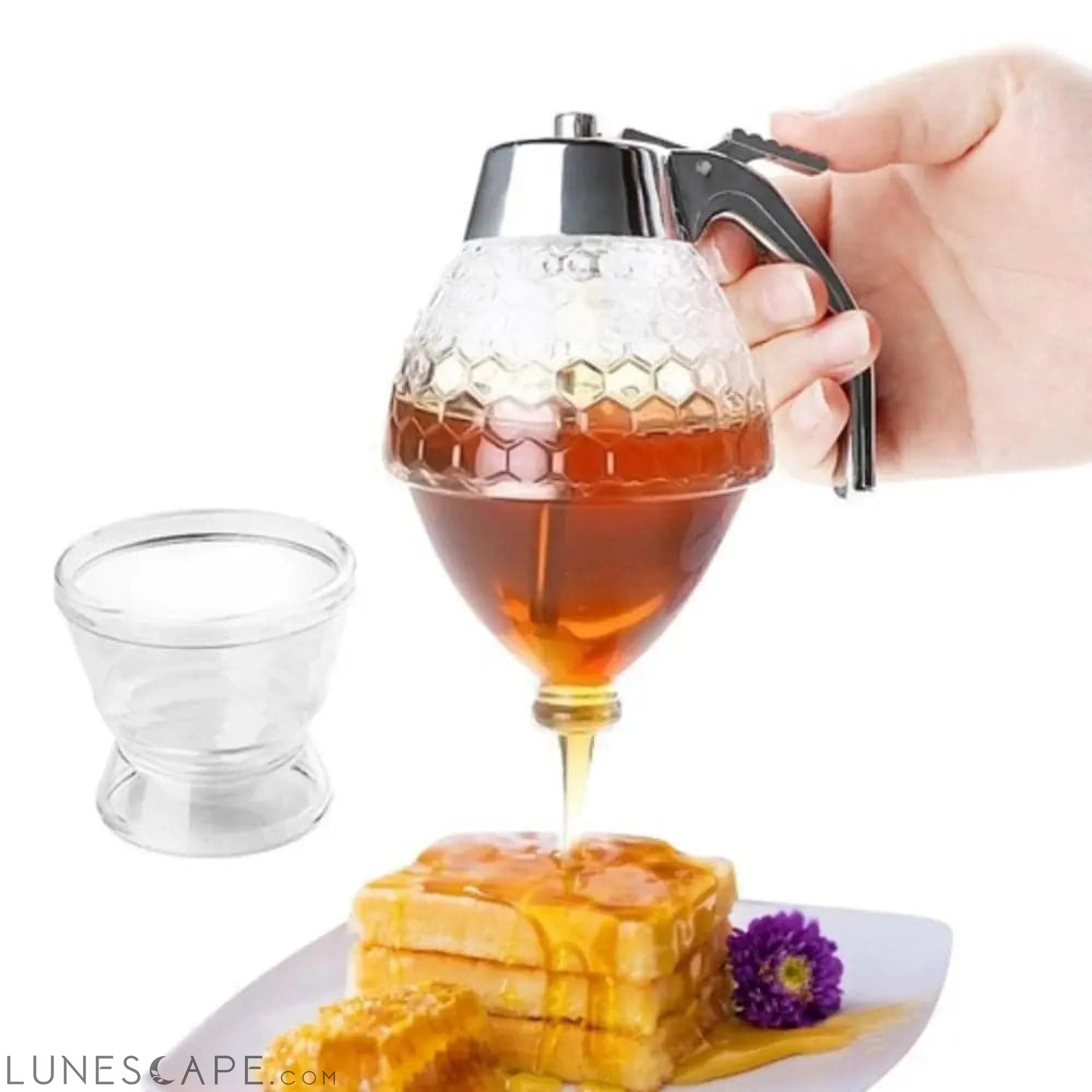 Drip-Free Syrup & Honey Drizzler LUNESCAPE