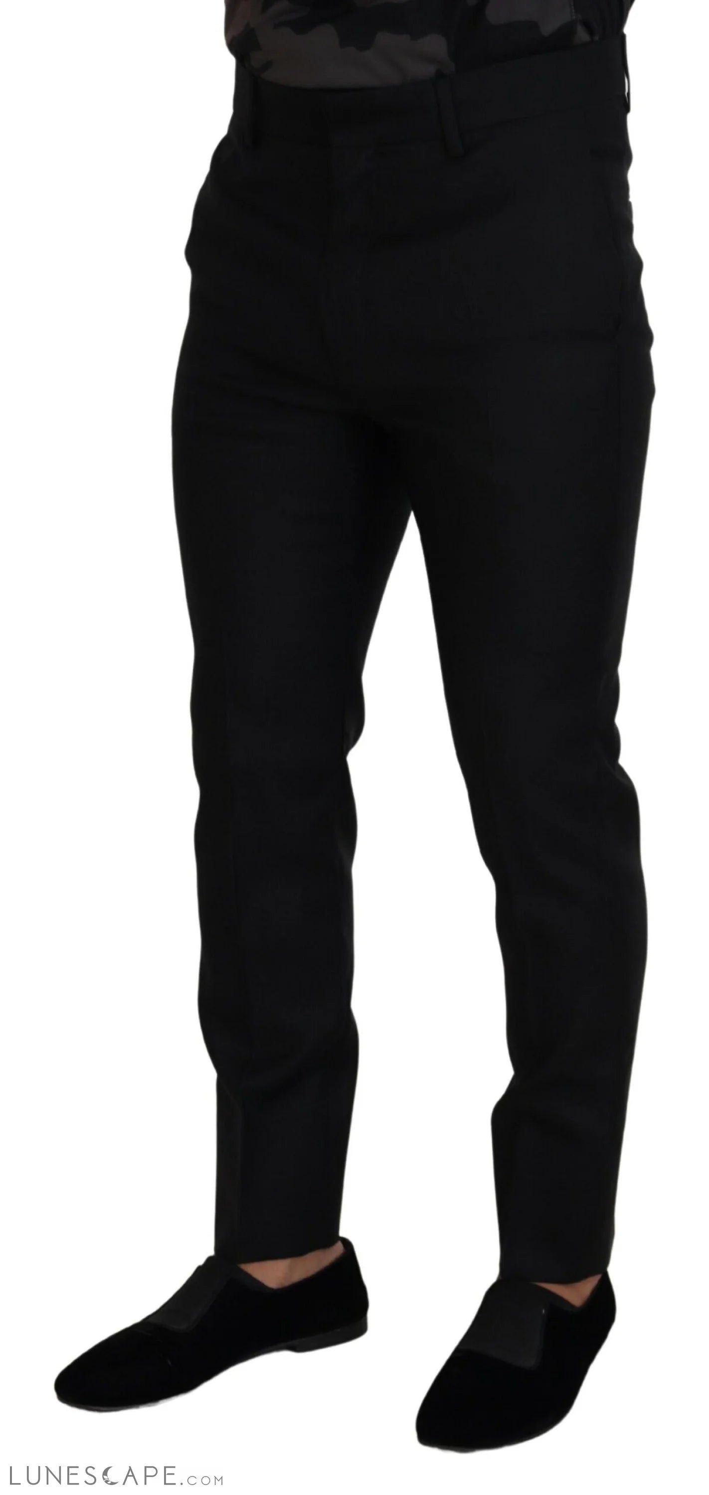 Dsquared² Back Virgin Wool Slim Fit Men Formal Pants LUNESCAPE