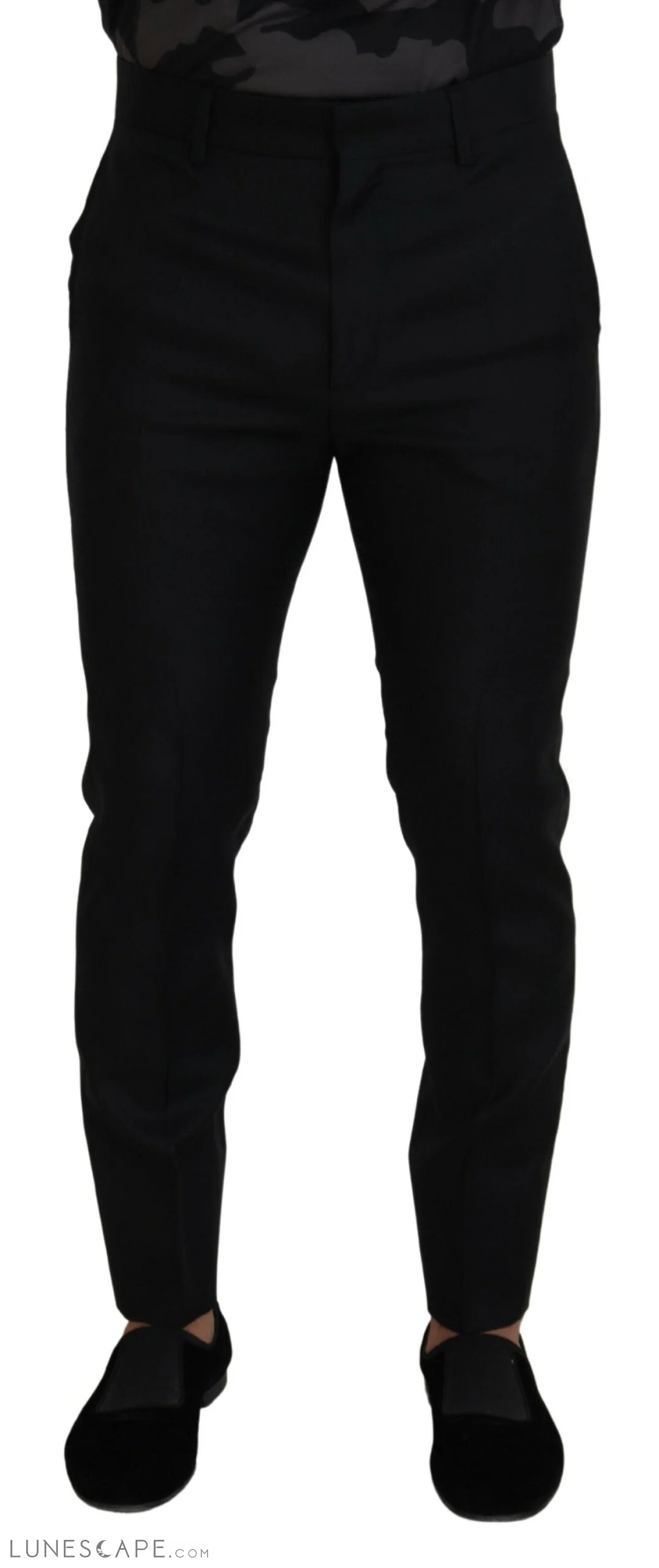 Dsquared² Back Virgin Wool Slim Fit Men Formal Pants LUNESCAPE