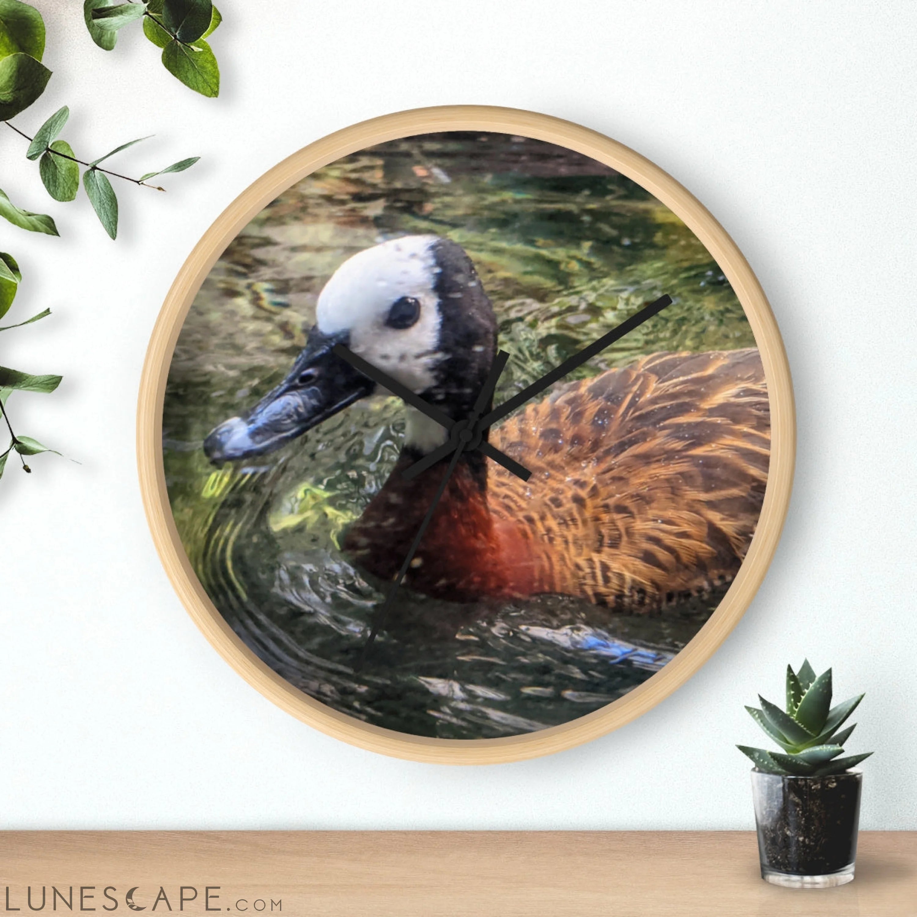 Duck Wall clock LUNESCAPE