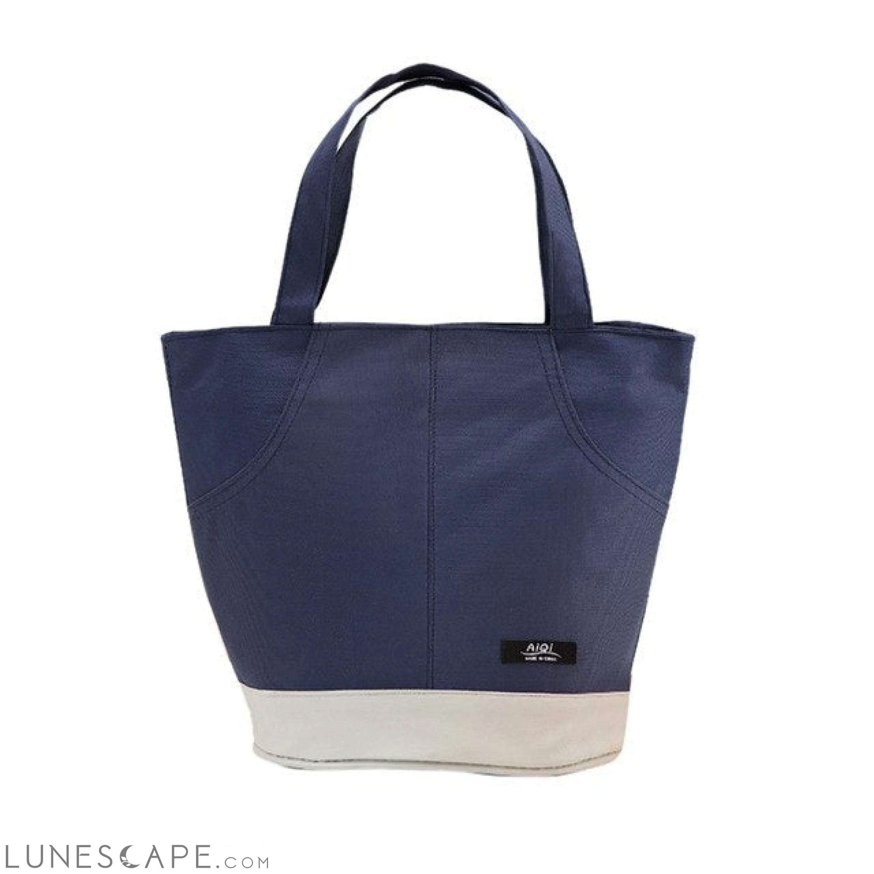 Eco-Friendly Thermal Insulated Canvas Lunch Tote (Mint, Navy or White) LUNESCAPE