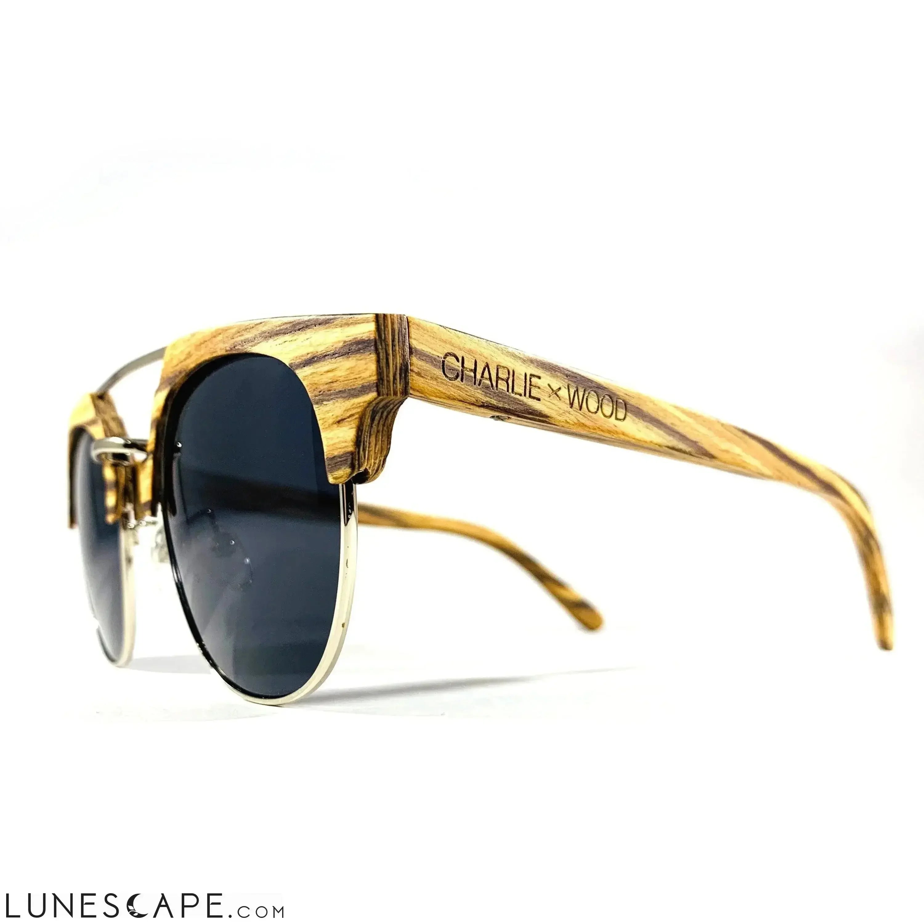 Edgewood Wooden Sunglasses LUNESCAPE