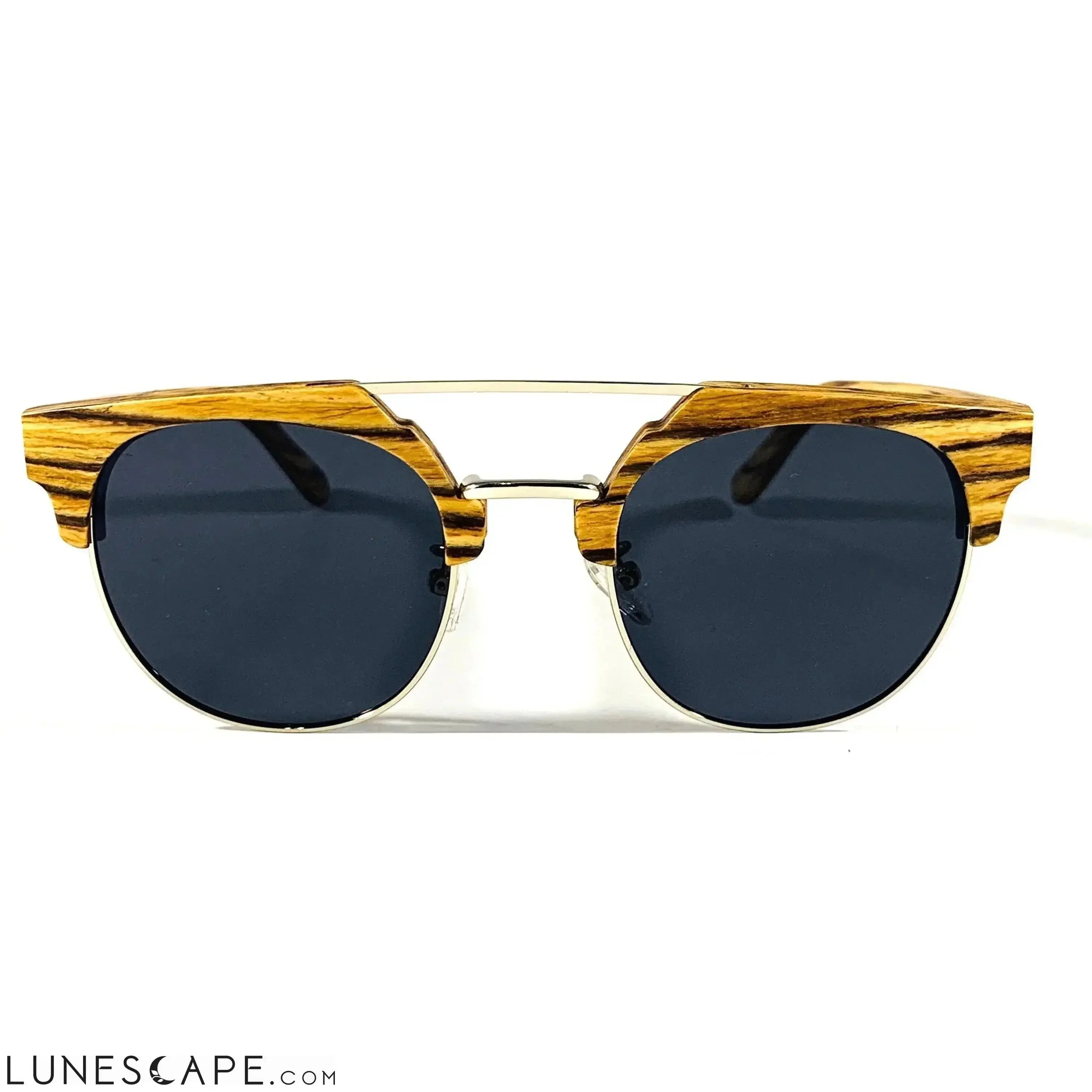 Edgewood Wooden Sunglasses LUNESCAPE