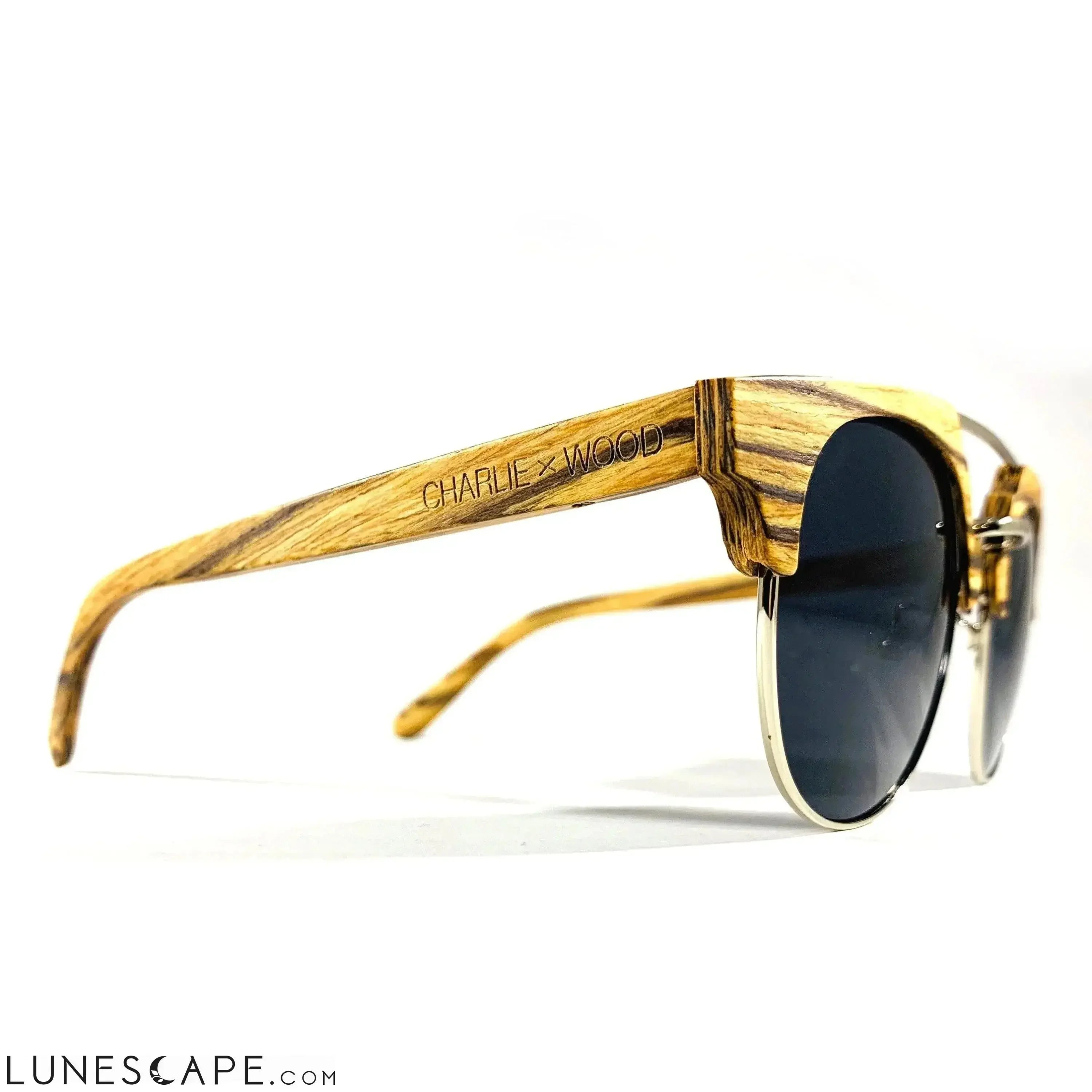 Edgewood Wooden Sunglasses LUNESCAPE