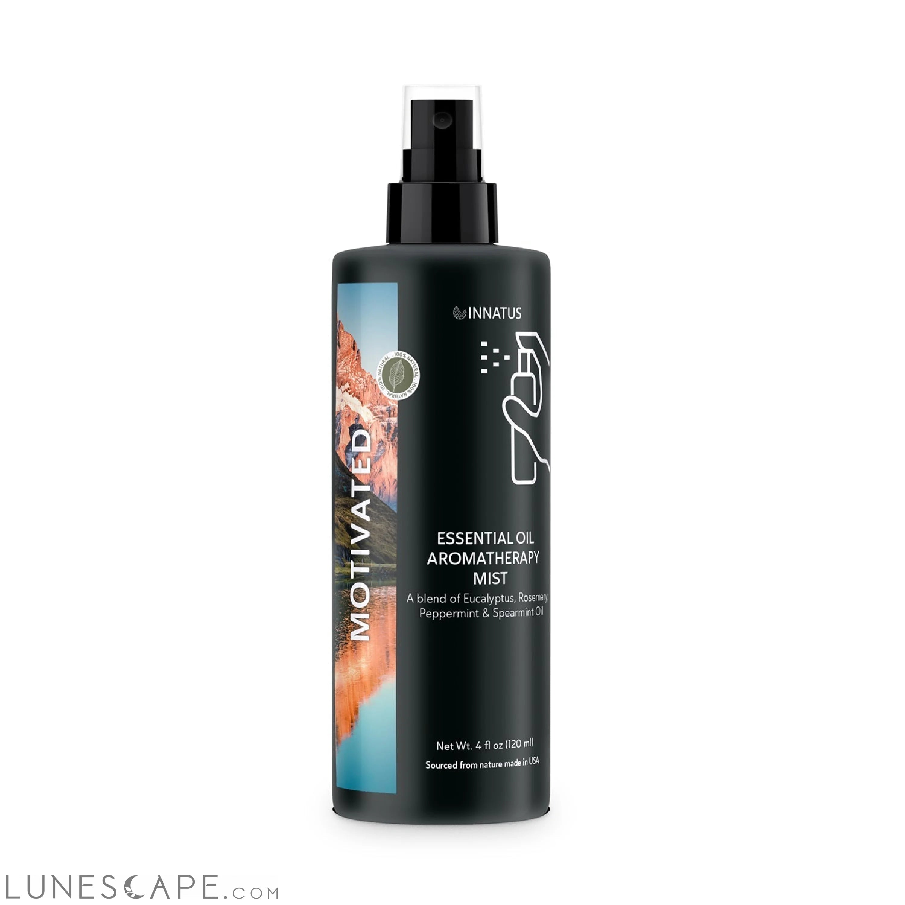 Eessential oil aromatherapy Motivated  mist LUNESCAPE