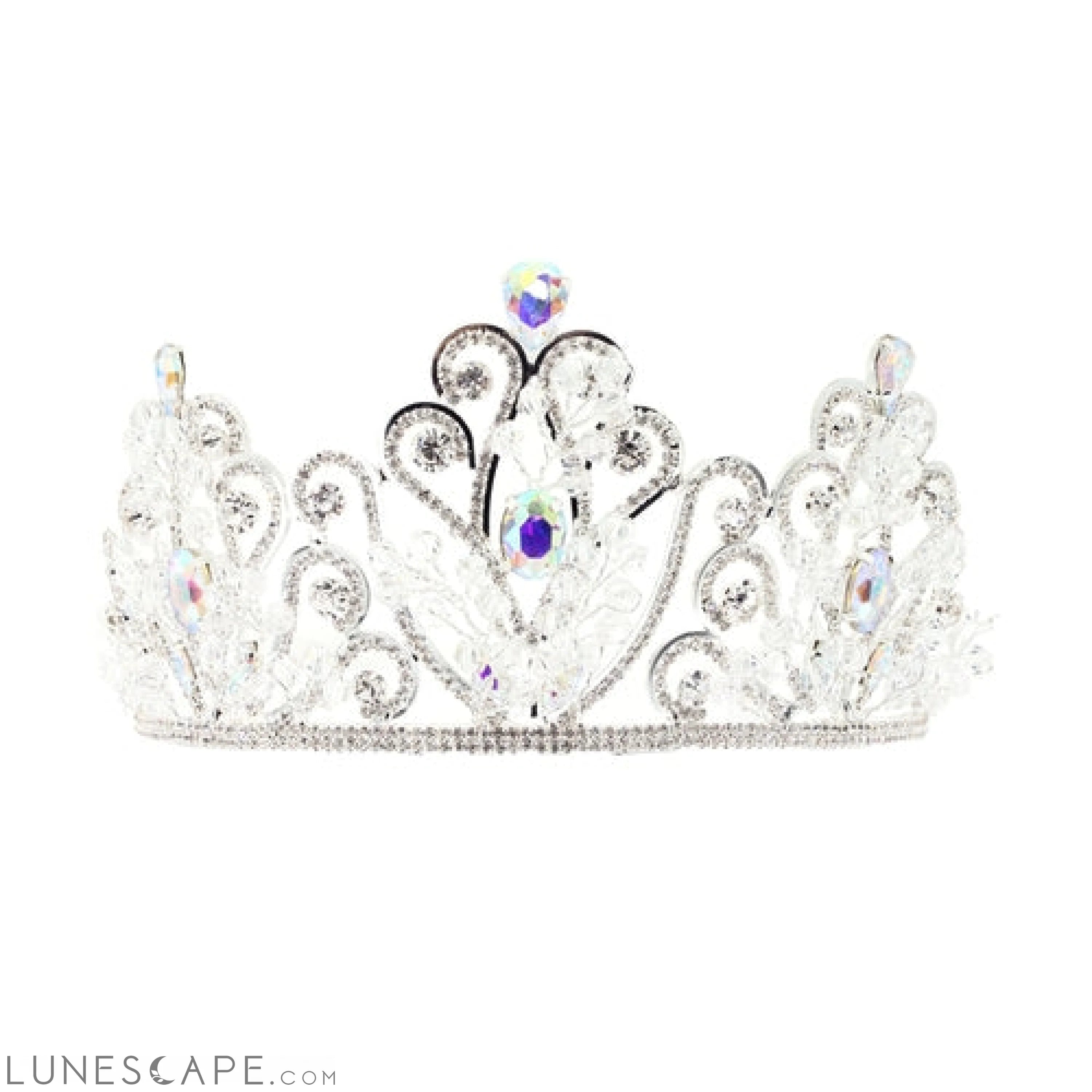 Elegant Crystal Royal Tiara LUNESCAPE