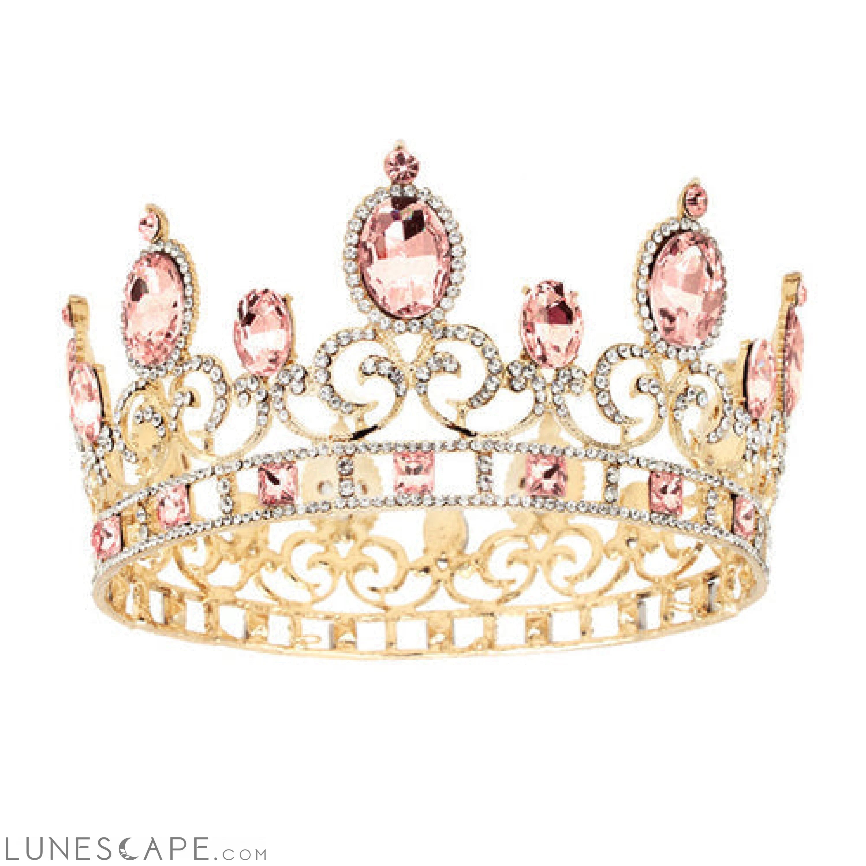 Elegant Crystal Tiara LUNESCAPE