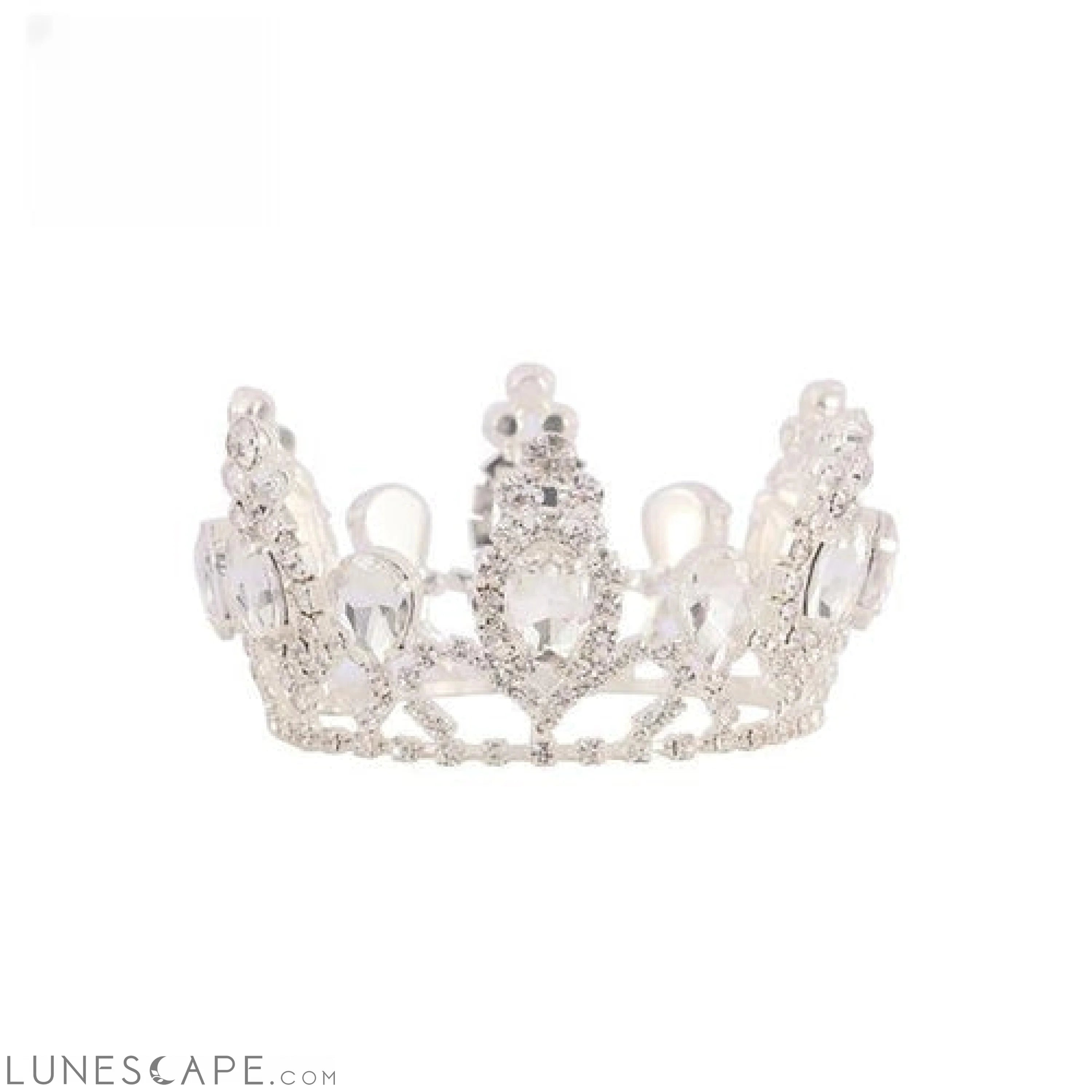 Elegant Gemstone Crown LUNESCAPE
