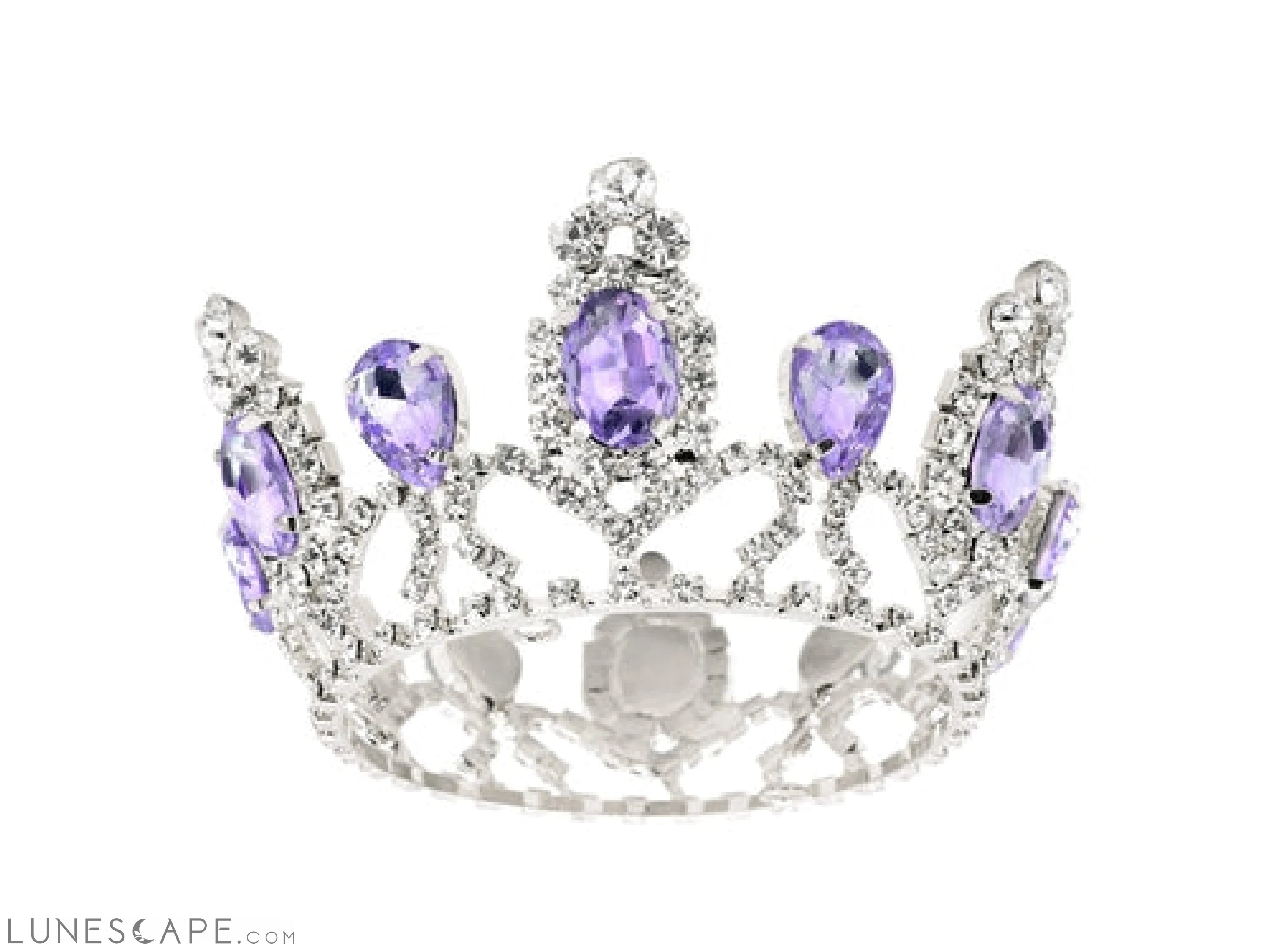 Elegant Gemstone Crown LUNESCAPE