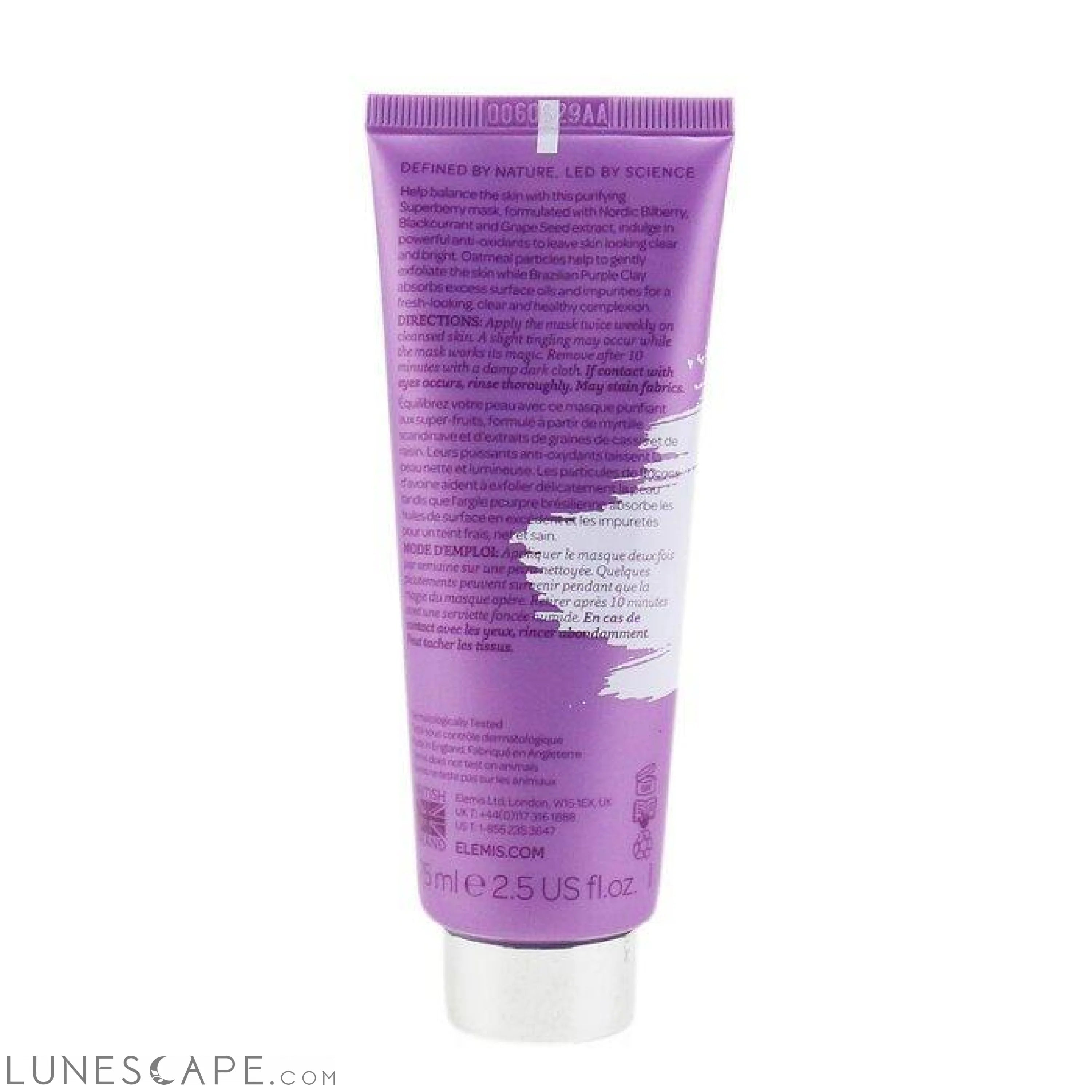 ELEMIS - Superfood Berry Boost Mask LUNESCAPE