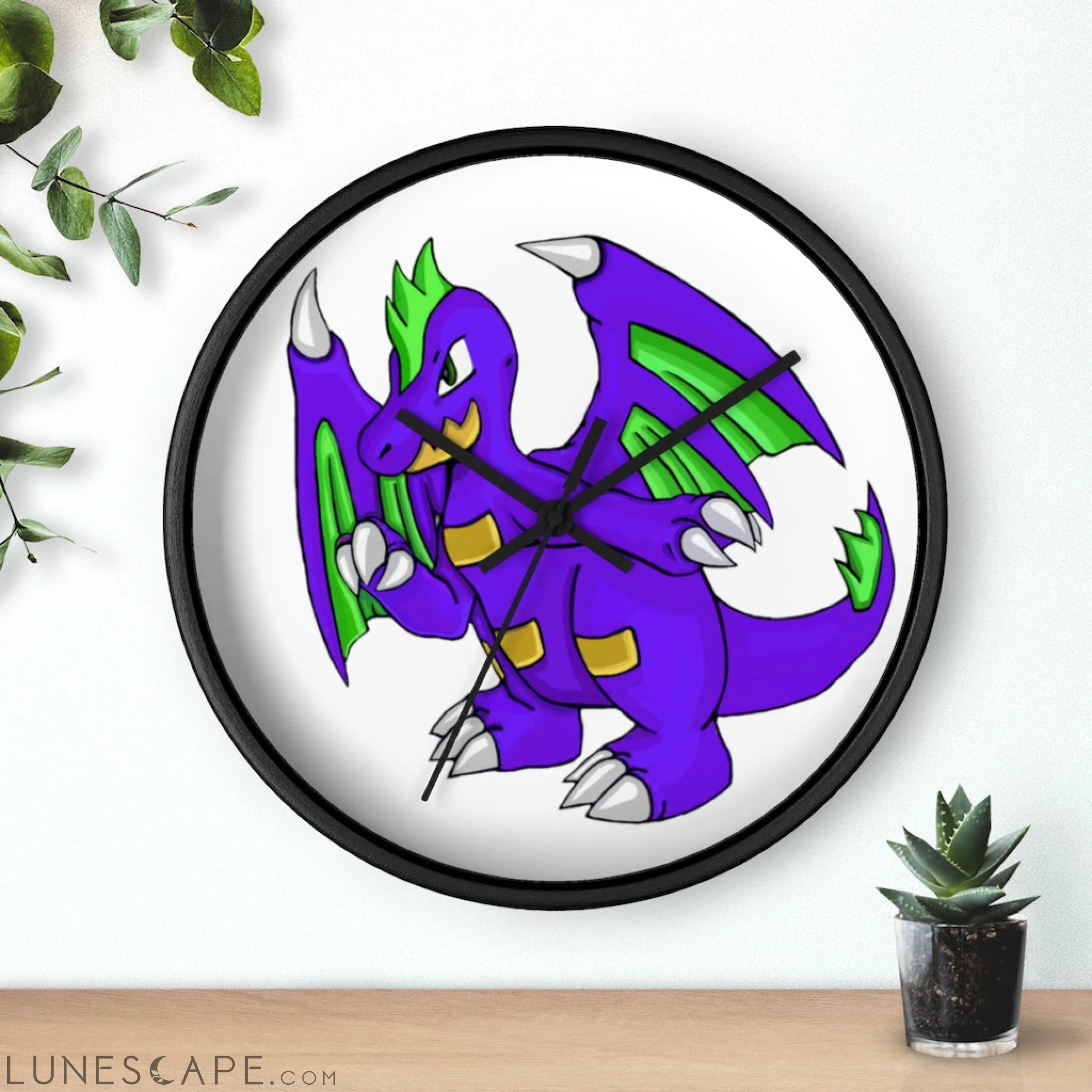 Emiletas Wall clock LUNESCAPE