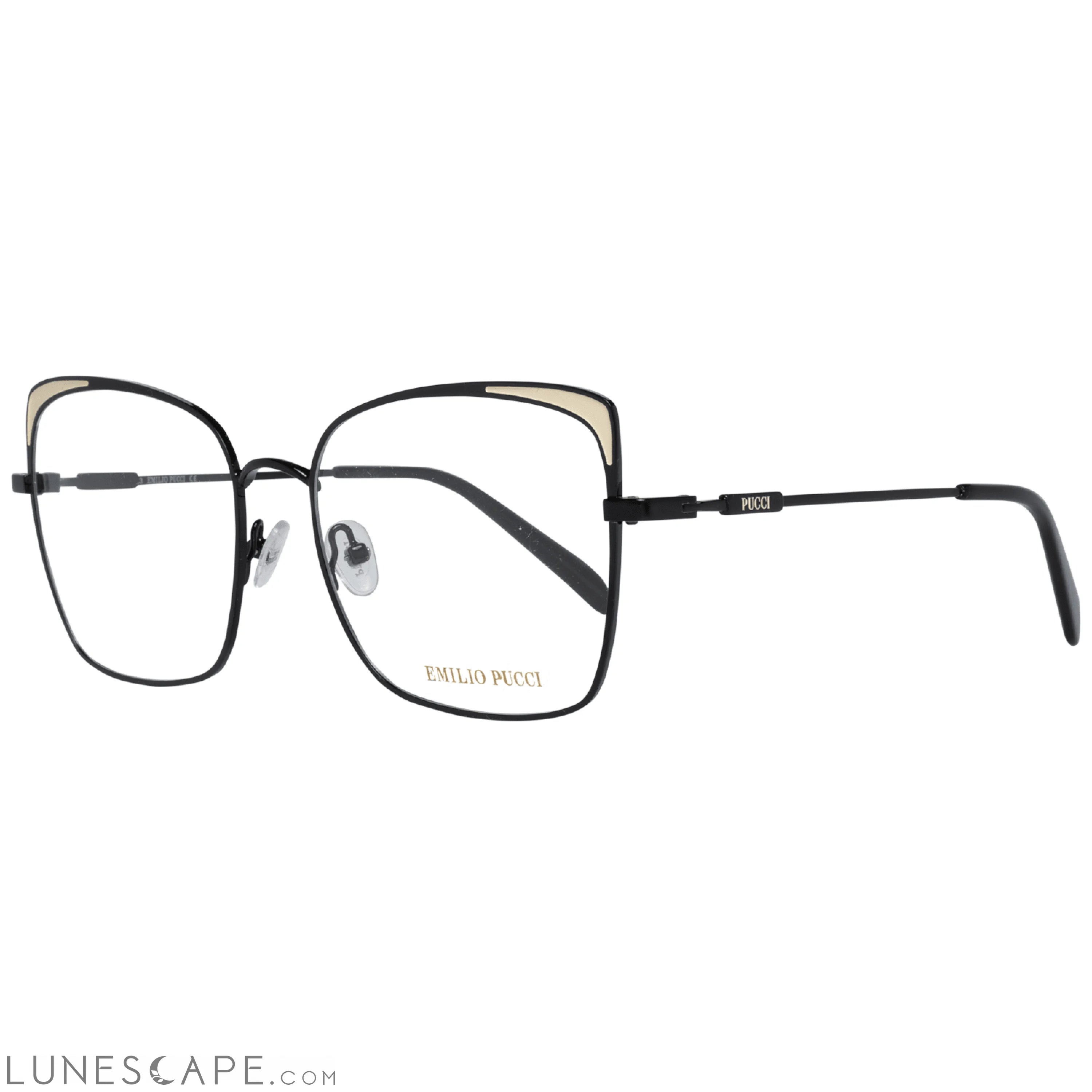 Emilio Pucci Black Women Optical Frames LUNESCAPE