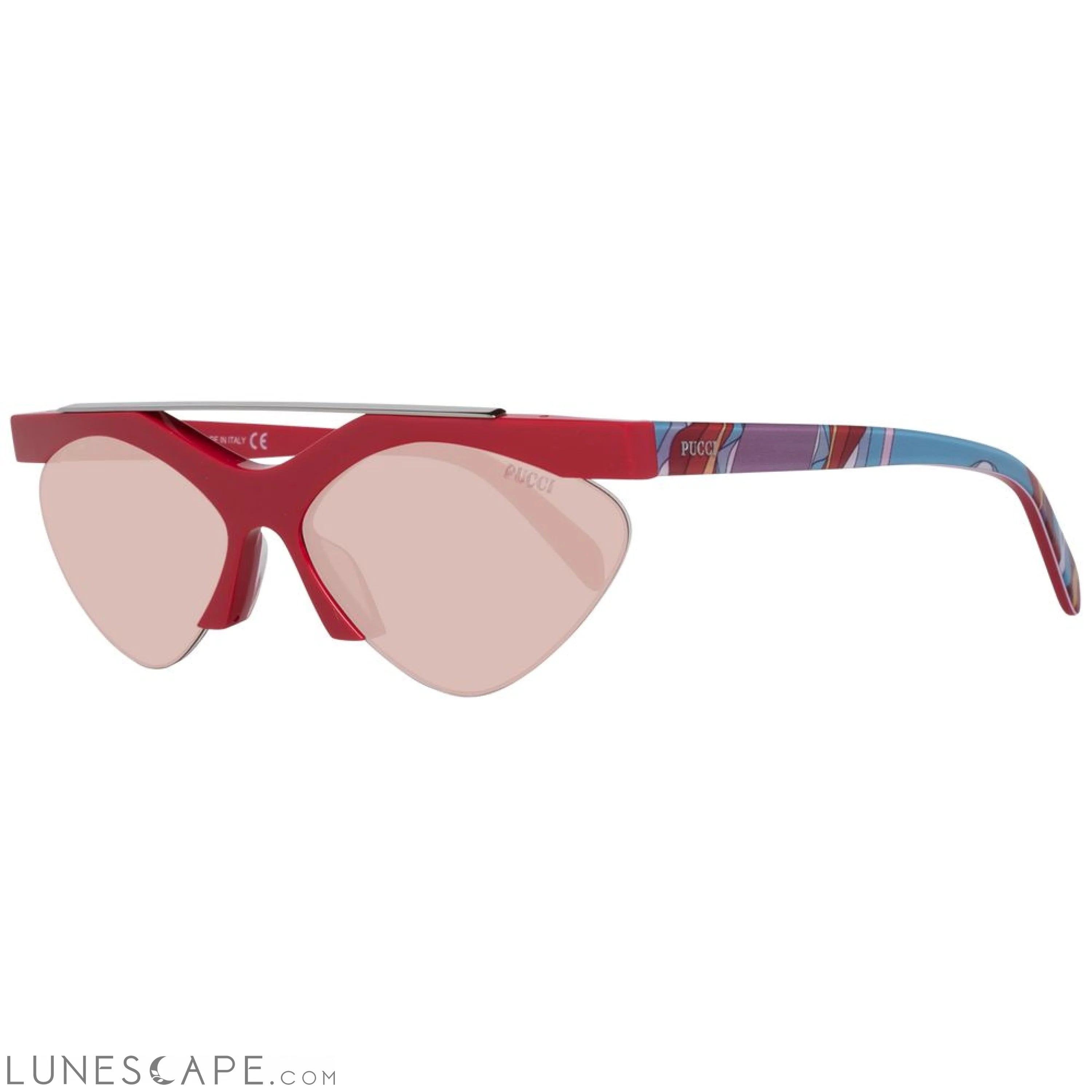 Emilio Pucci Red Women Sunglasses LUNESCAPE