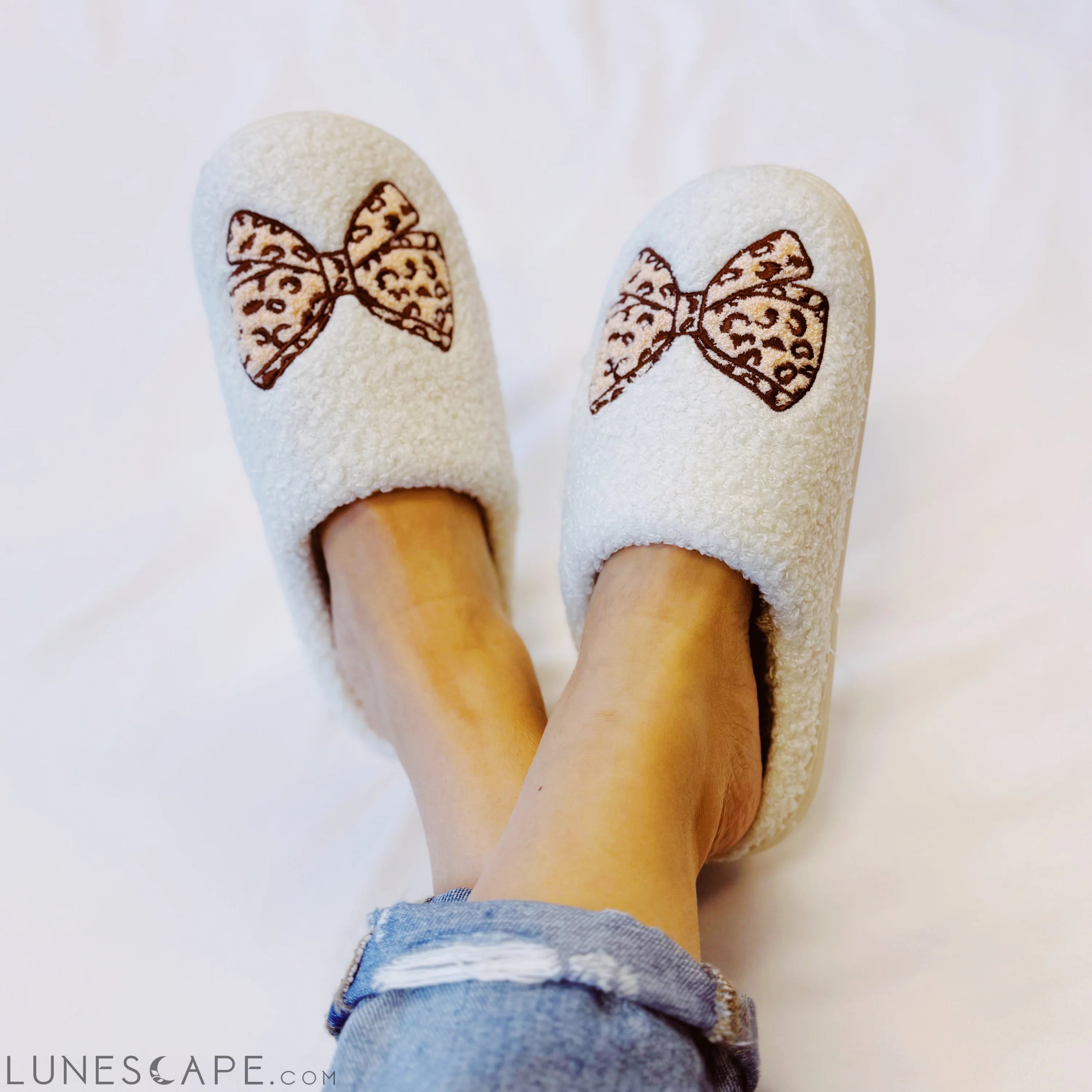 Emily Bow Cozy Lounge Slippers LUNESCAPE