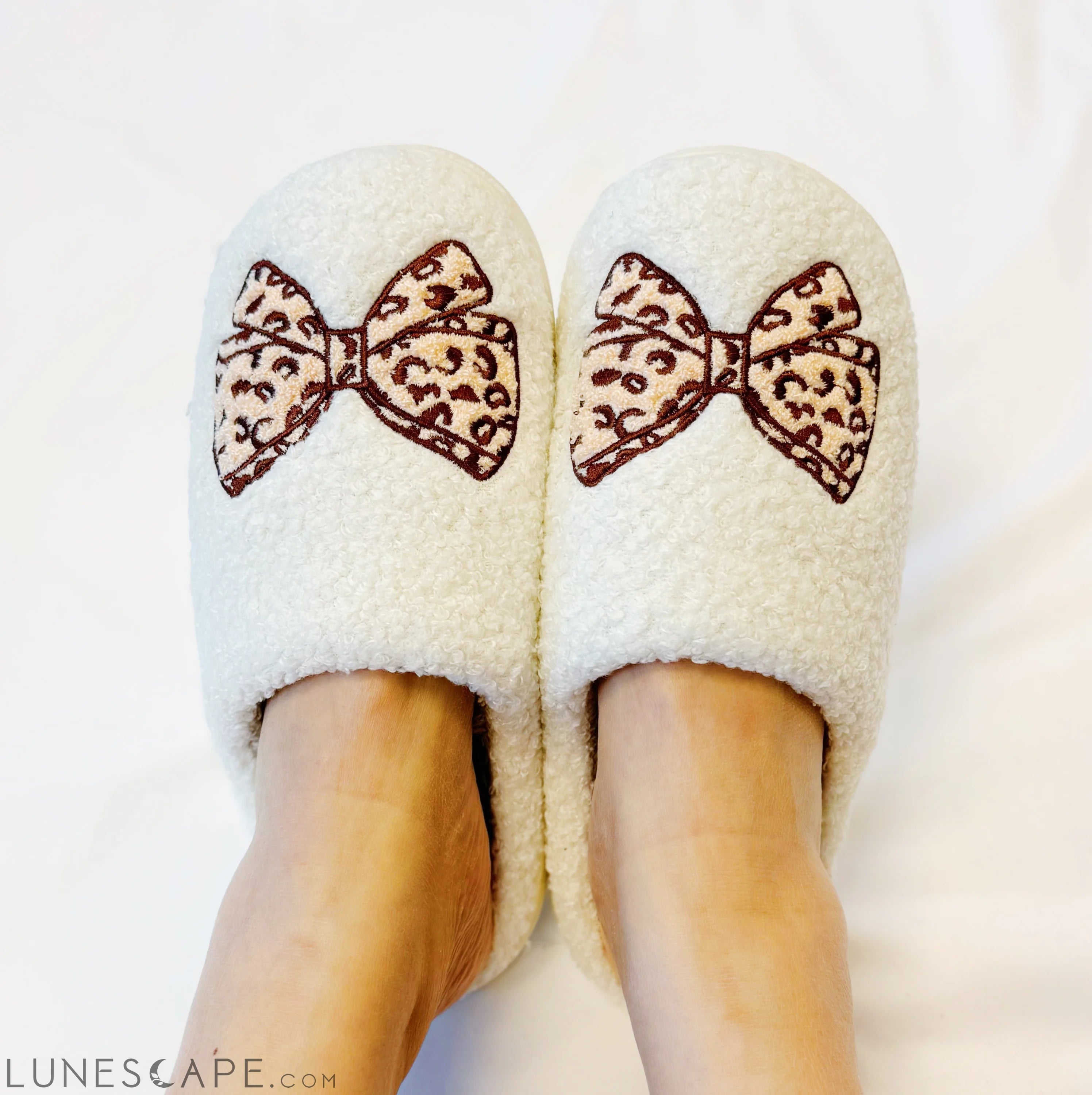 Emily Bow Cozy Lounge Slippers LUNESCAPE