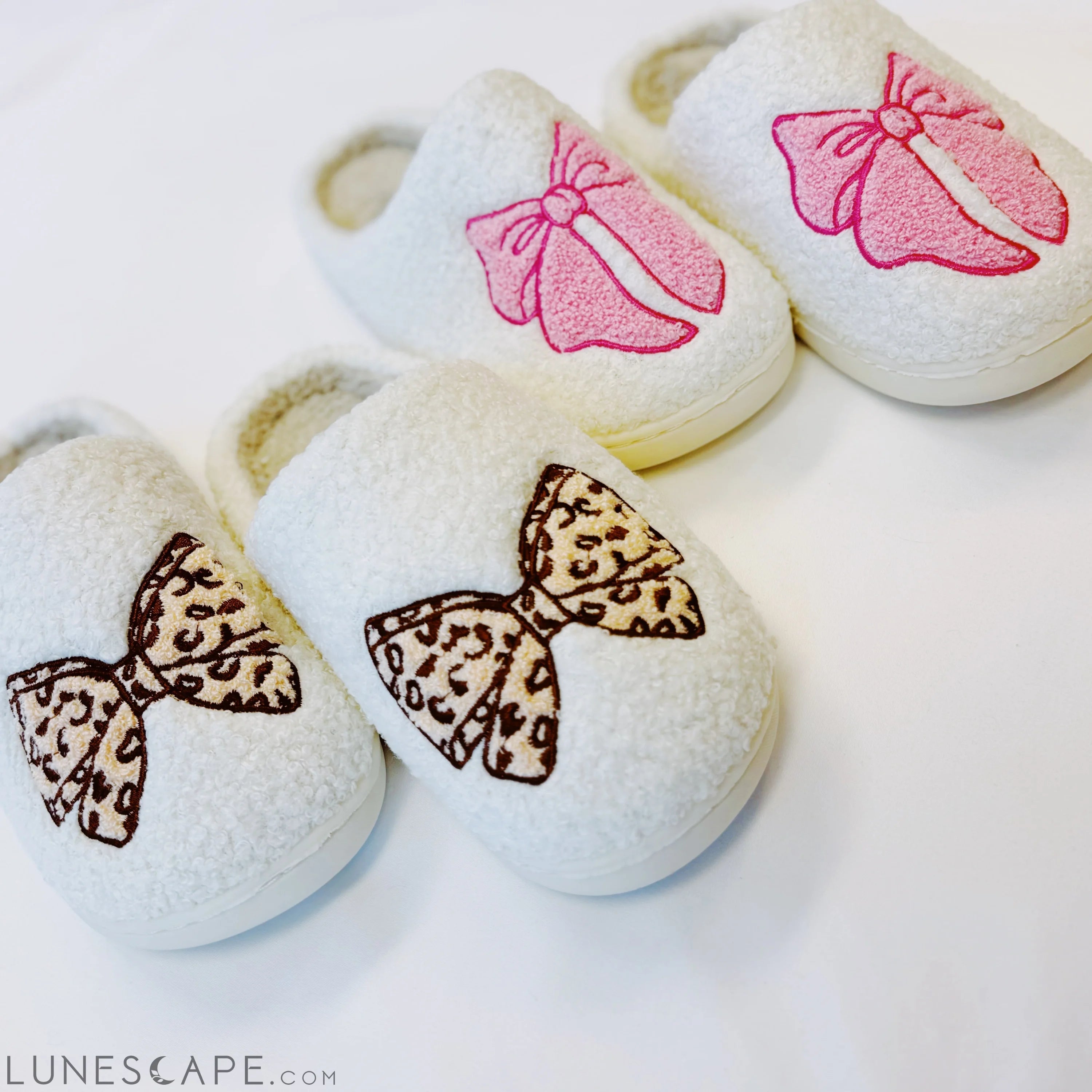 Emily Bow Cozy Lounge Slippers LUNESCAPE