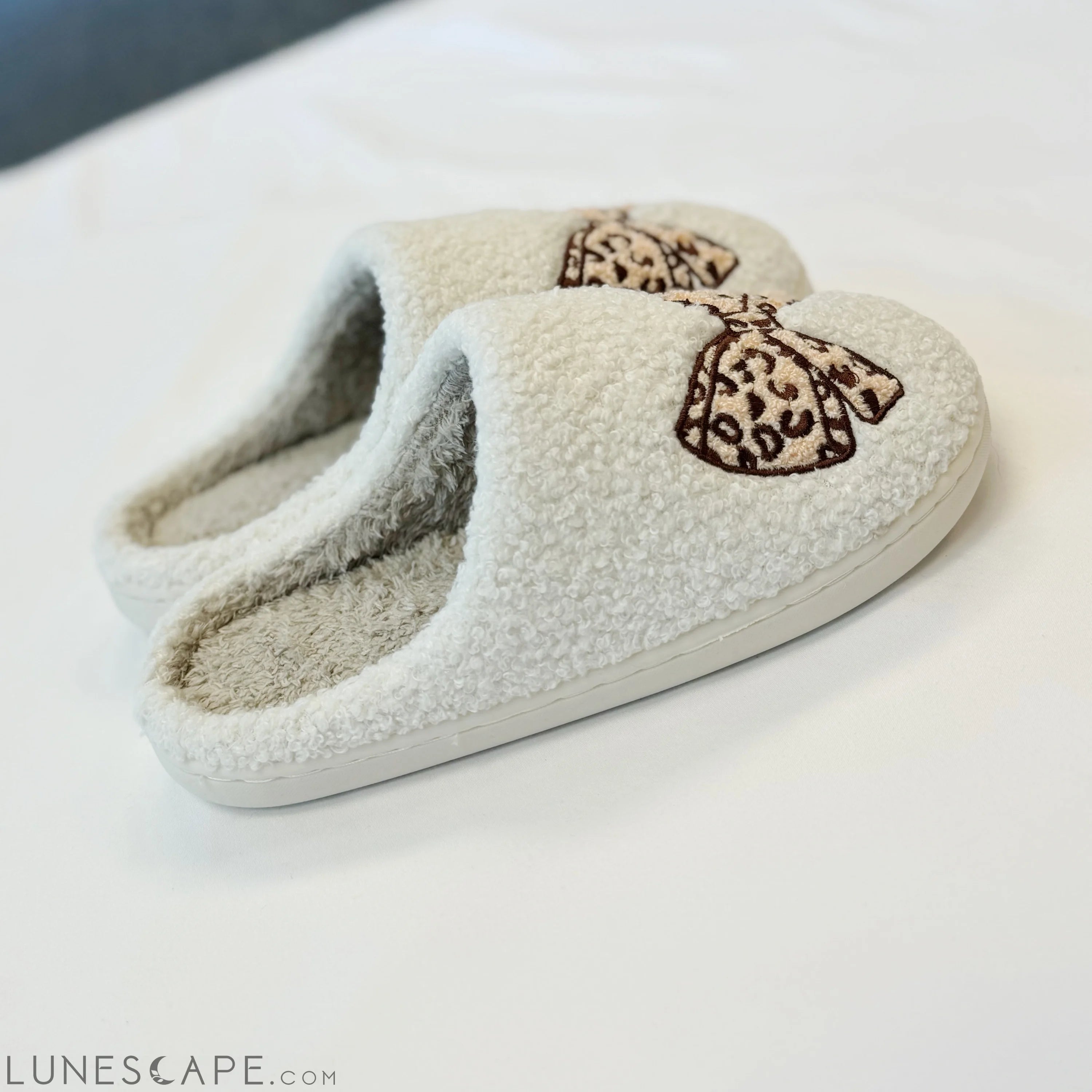 Emily Bow Cozy Lounge Slippers LUNESCAPE
