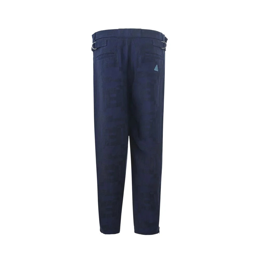 Emporio Armani Blue Linen Jeans & Pant LUNESCAPE