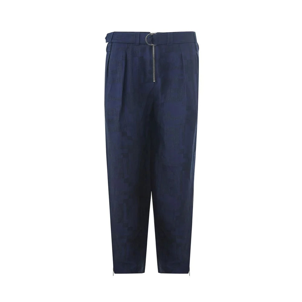 Emporio Armani Blue Linen Jeans & Pant LUNESCAPE