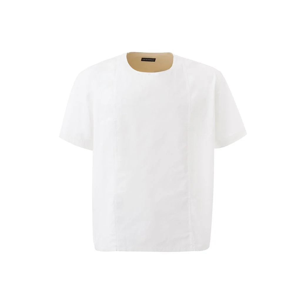 Emporio Armani White Cotton Sweater LUNESCAPE