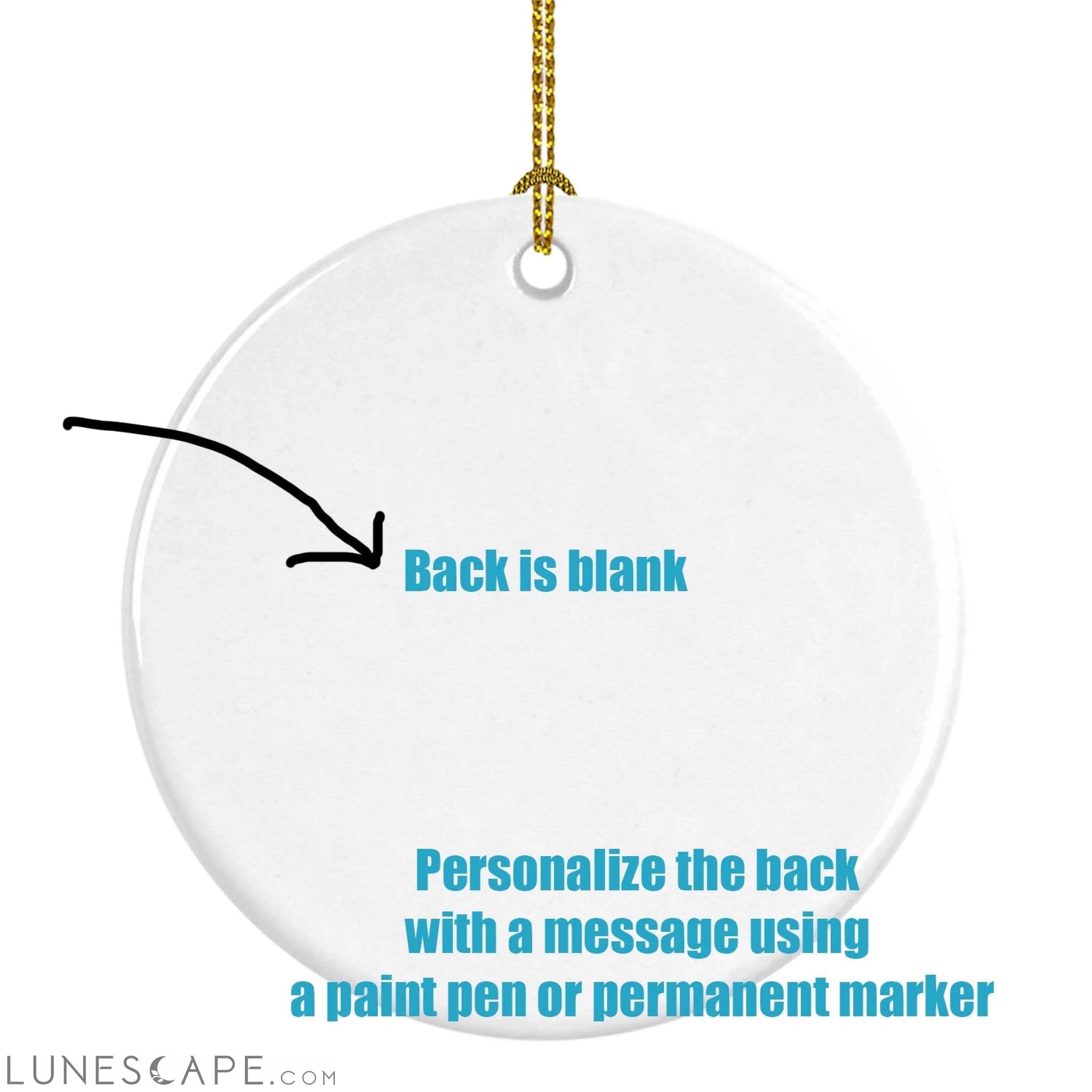 Emu Christmas Ceramic Ornament LUNESCAPE