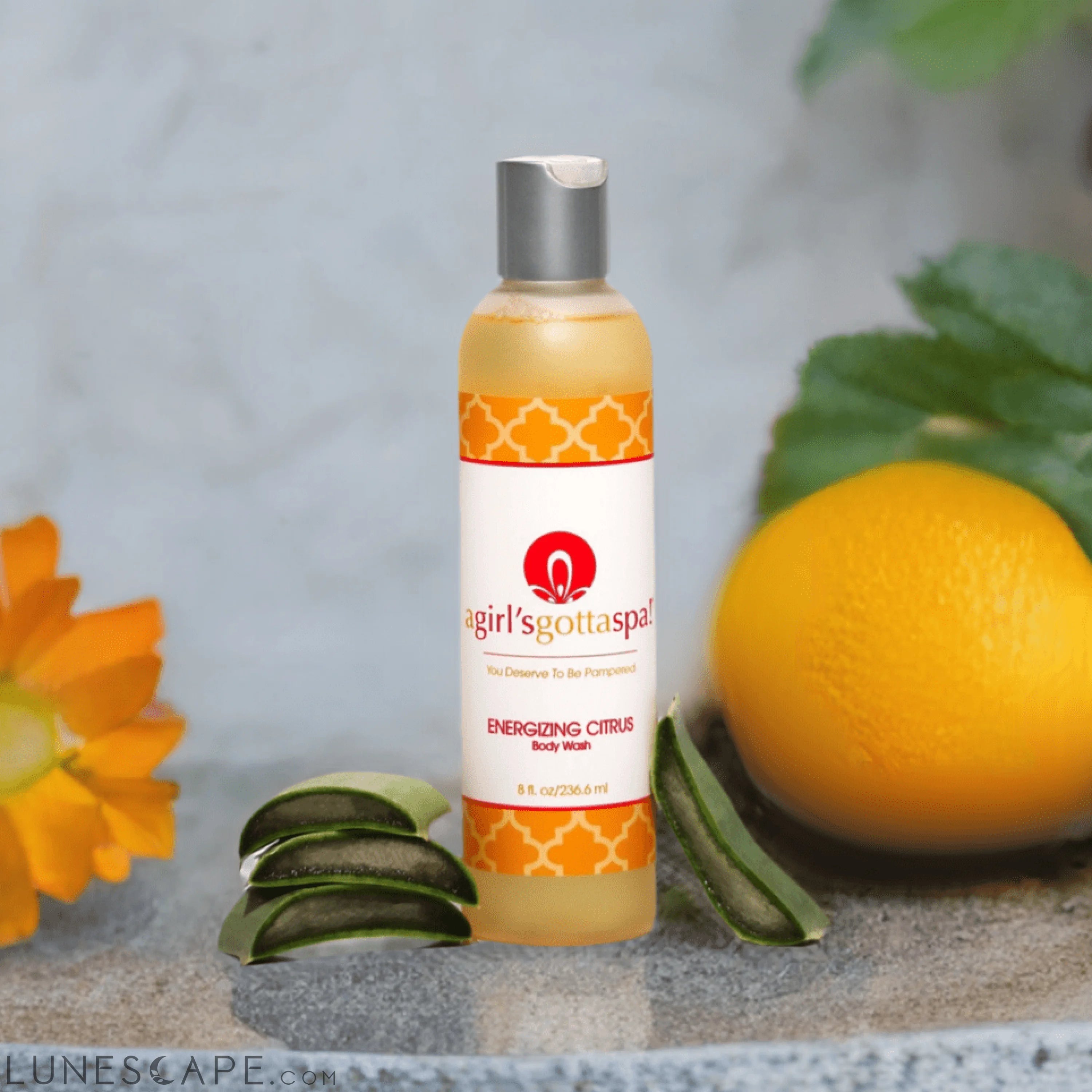 Energizing Citrus Body Wash LUNESCAPE