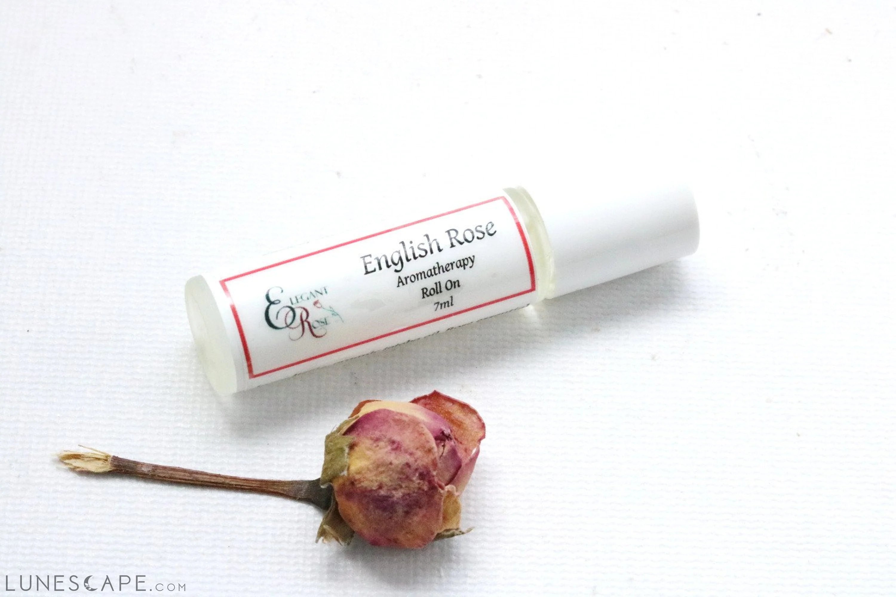 English Rose Natural Perfume Oil - Aromatherapy LUNESCAPE