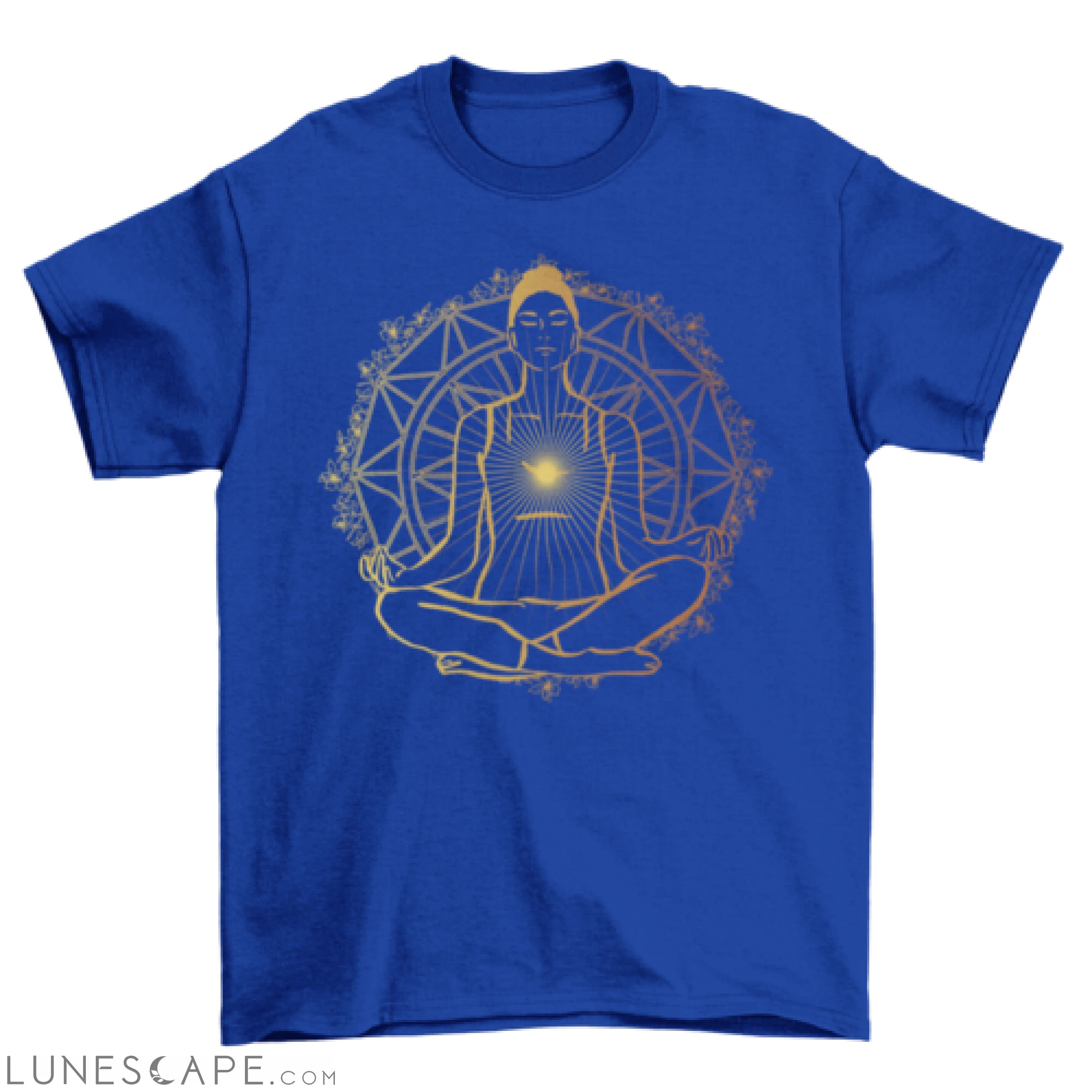 Enlightened spiritual t-shirt LUNESCAPE