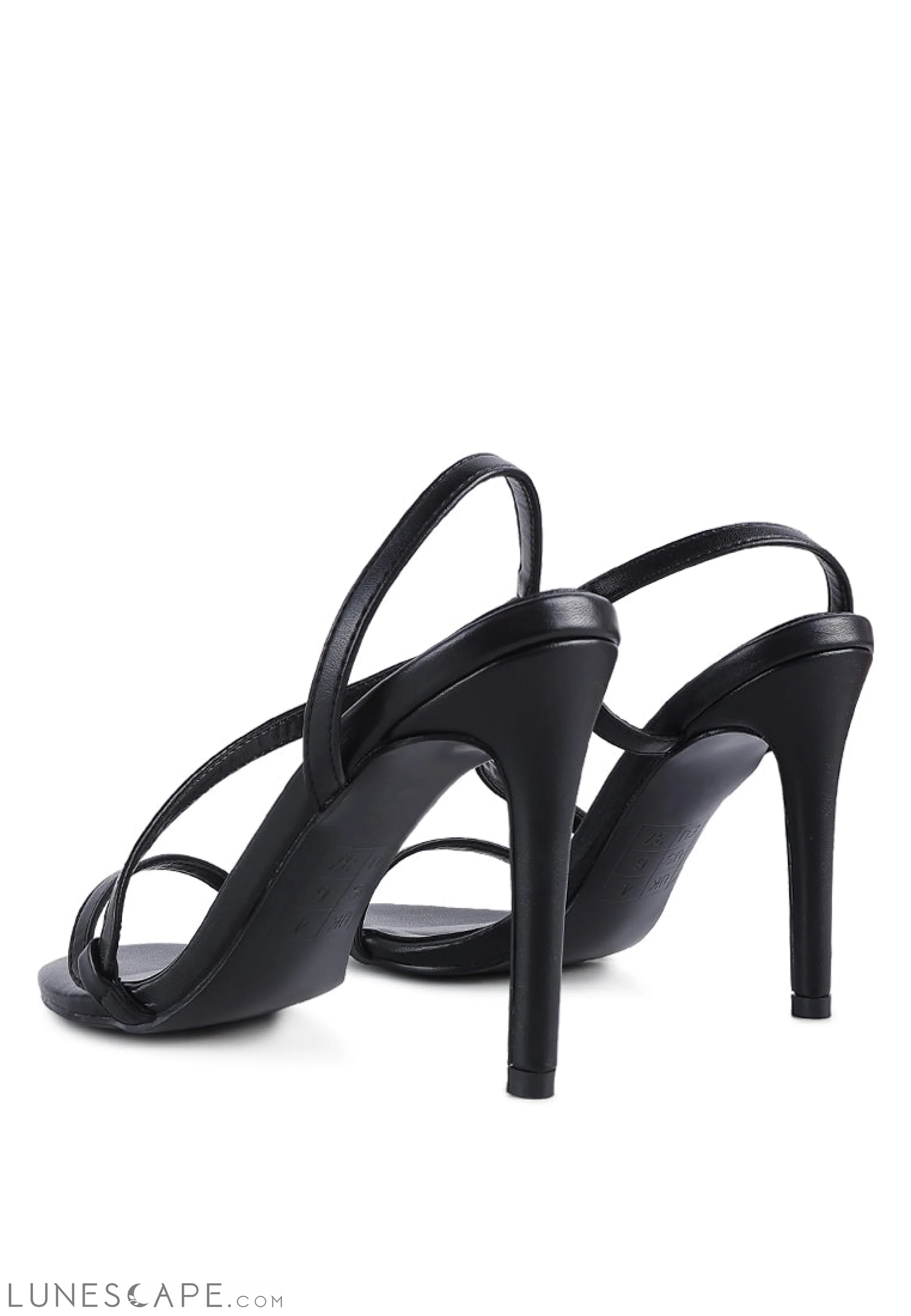 Epoque Heeled Strappy Slingback Sandals LUNESCAPE