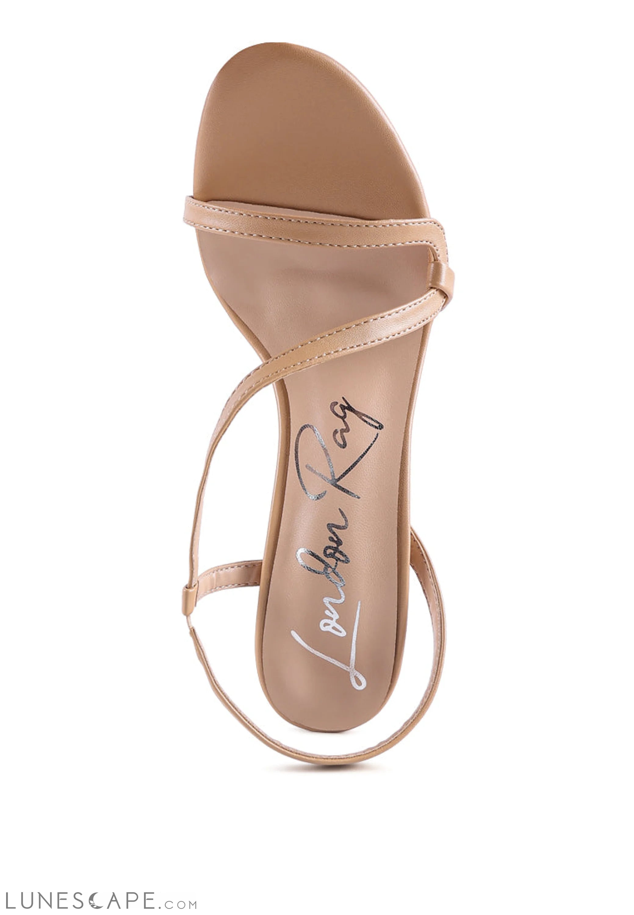 Epoque Heeled Strappy Slingback Sandals LUNESCAPE