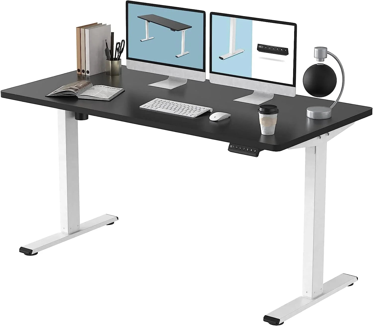 Ergonomic Electric Standing Desk with Memory Controller LUNESCAPE