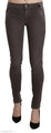 Ermanno Scervino Chic Brown Low Waist Skinny Jeans