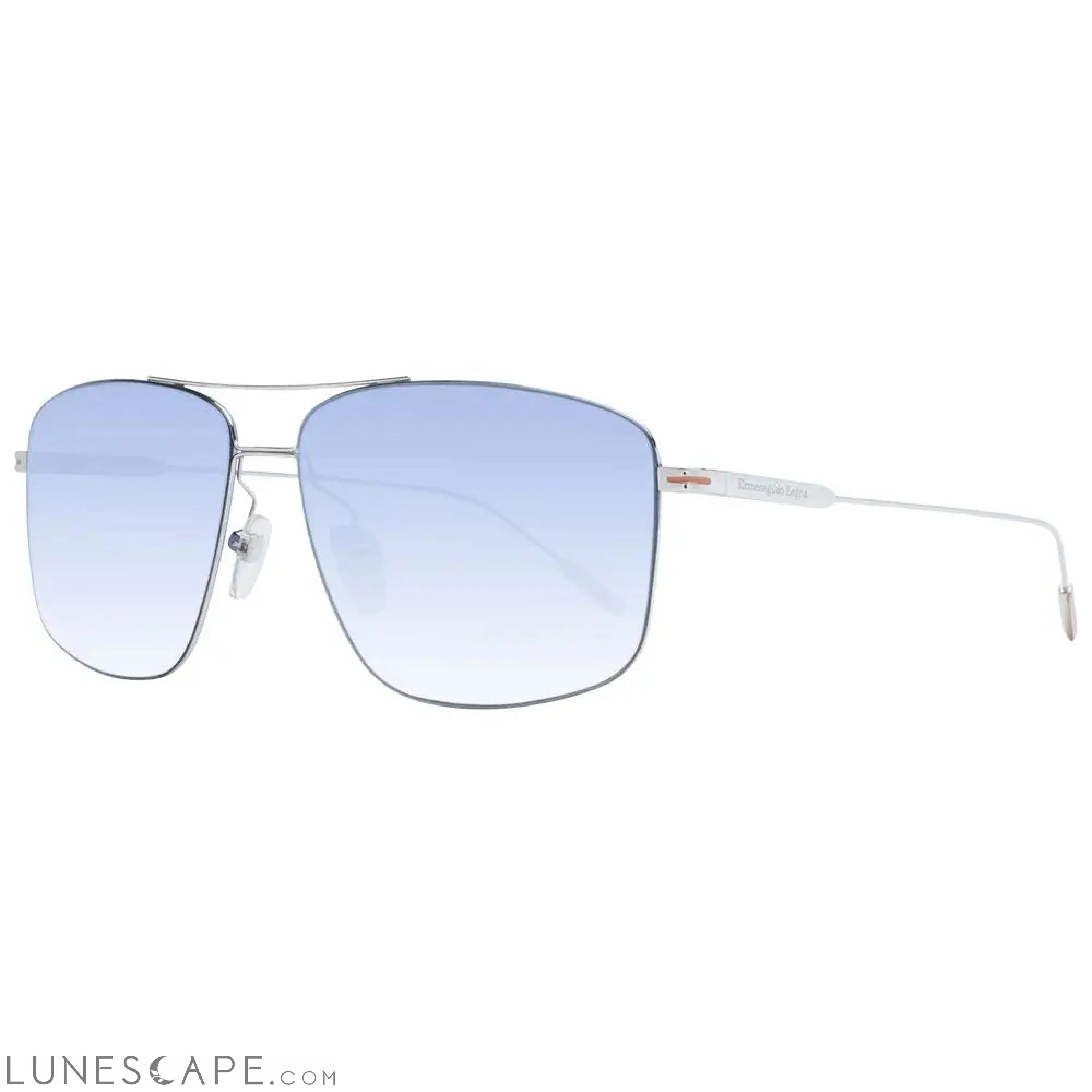 Ermenegildo Zegna Gray Men Sunglasses LUNESCAPE