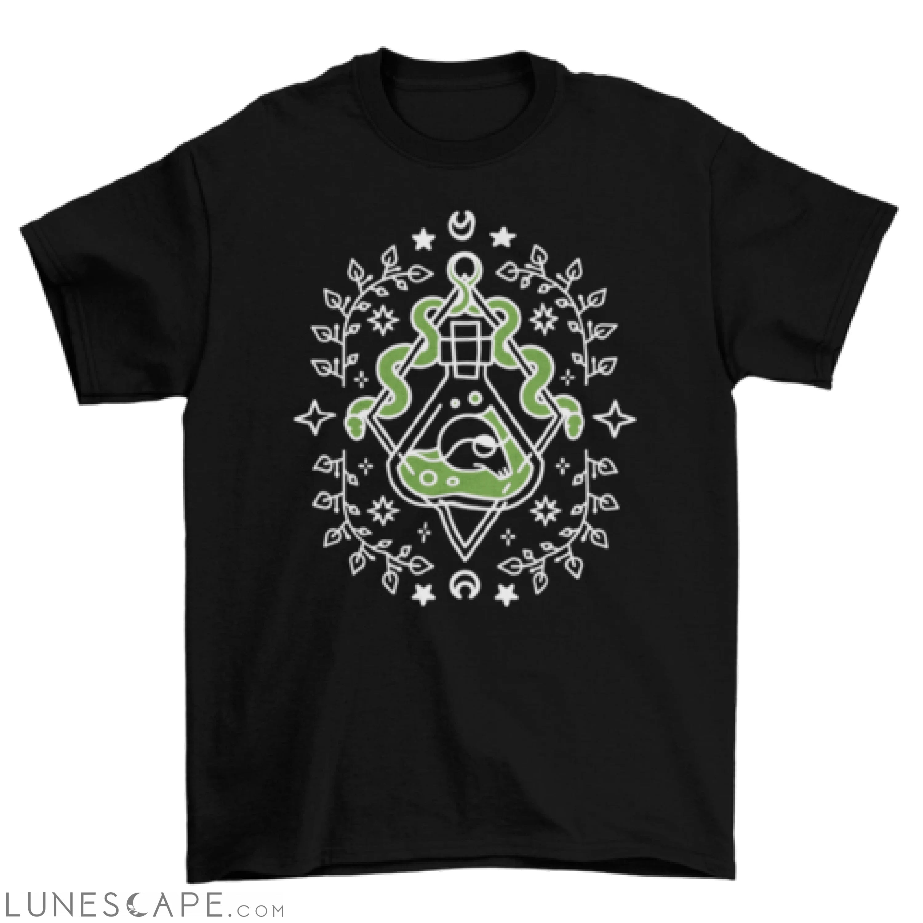 Esoteric snake potion t-shirt design LUNESCAPE