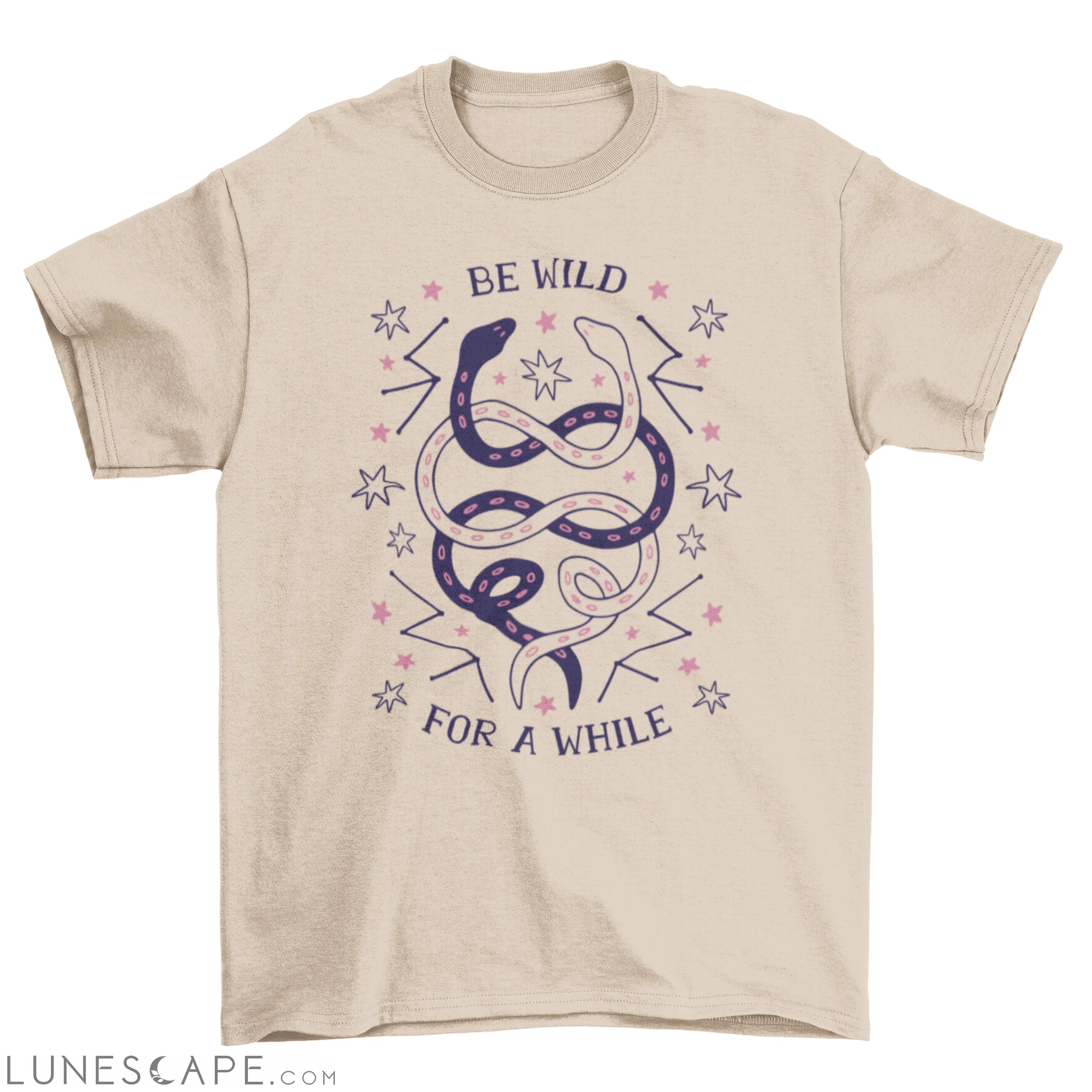 Esoteric snakes wild quote t-shirt LUNESCAPE