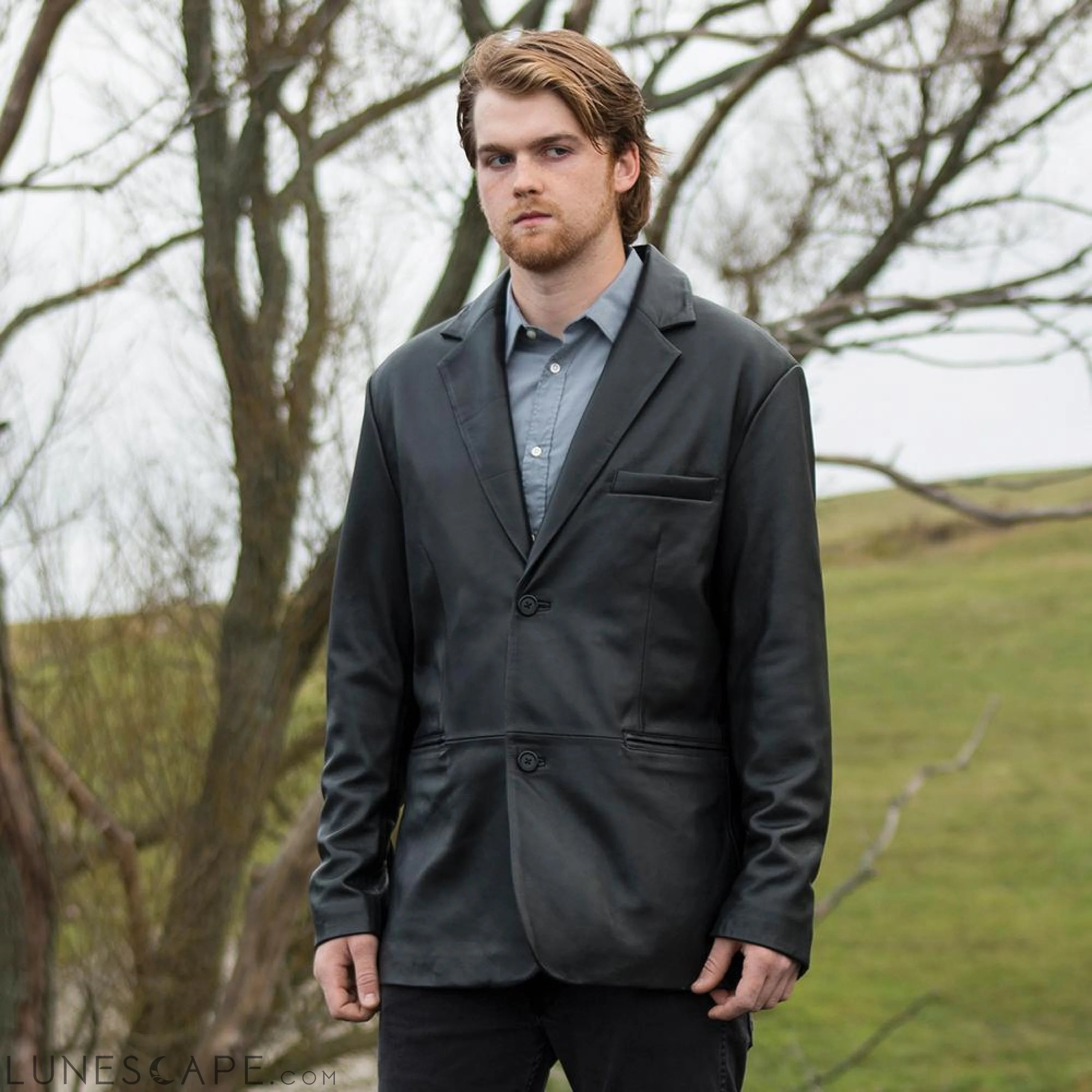 Esquire - Men's Leather Jacket LUNESCAPE