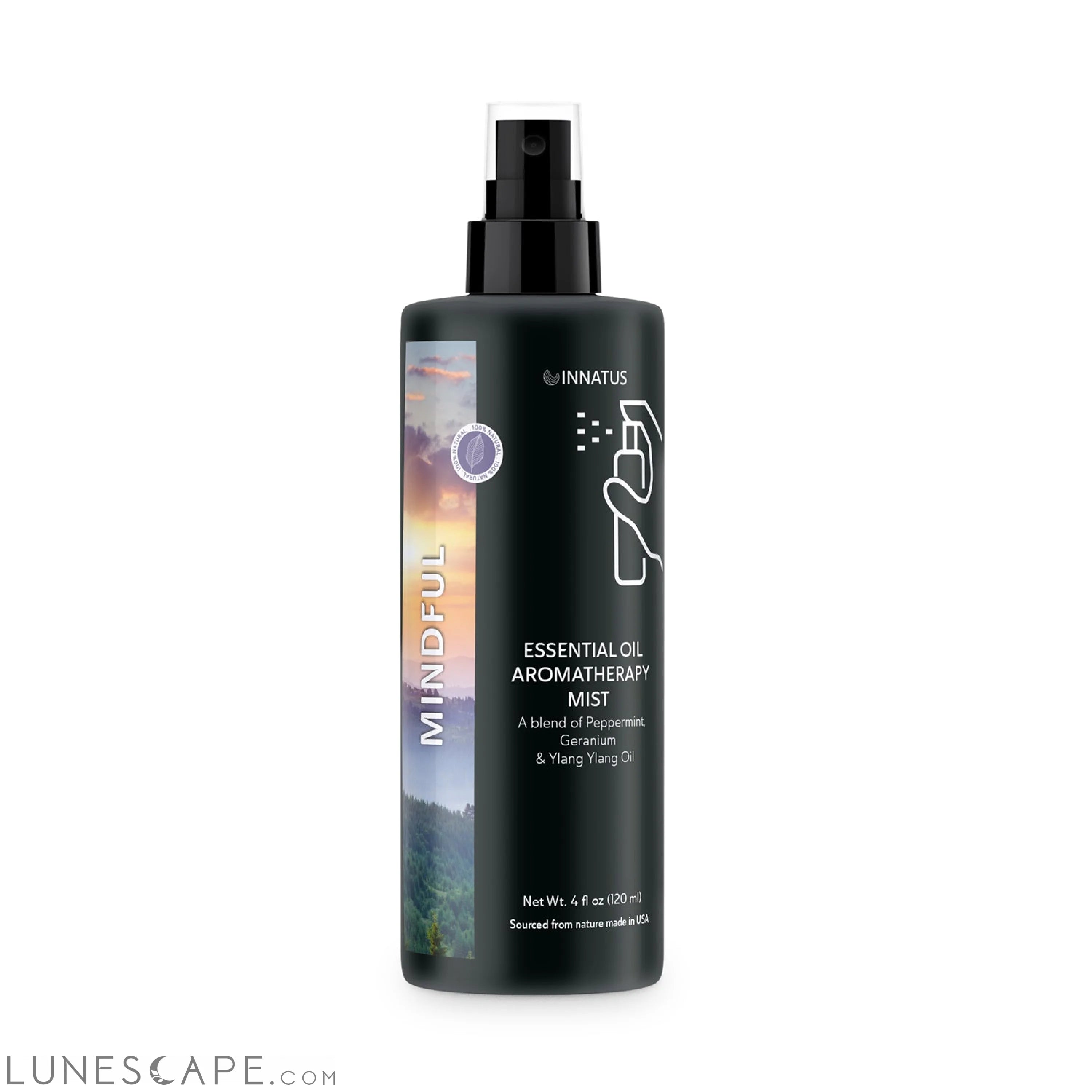 Essential oil aromatherapy Mindful mist LUNESCAPE