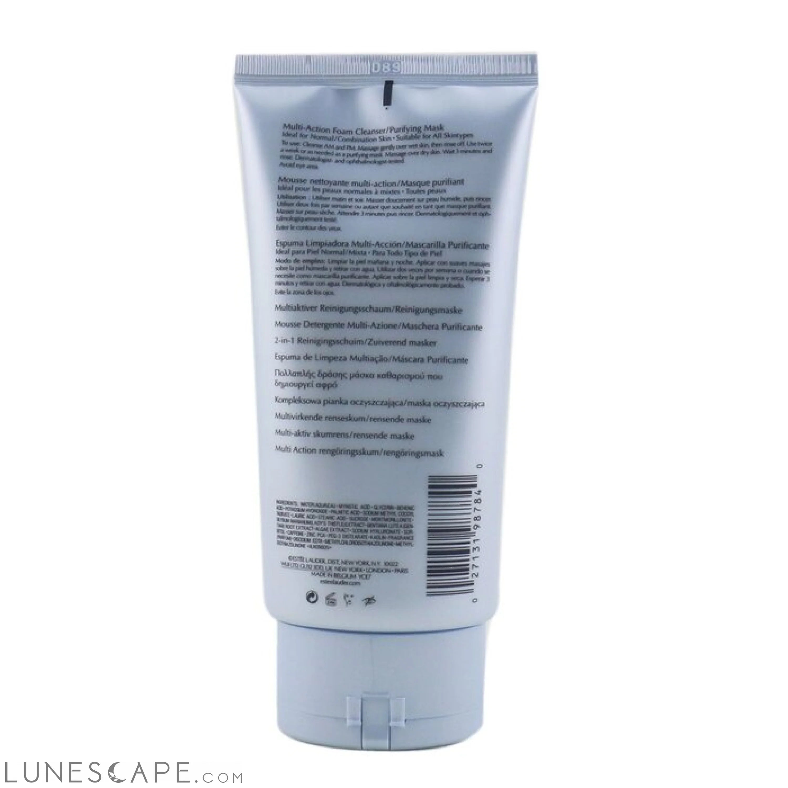 ESTEE LAUDER - Perfectly Clean Multi-Action Foam Cleanser/ Purifying Mask LUNESCAPE