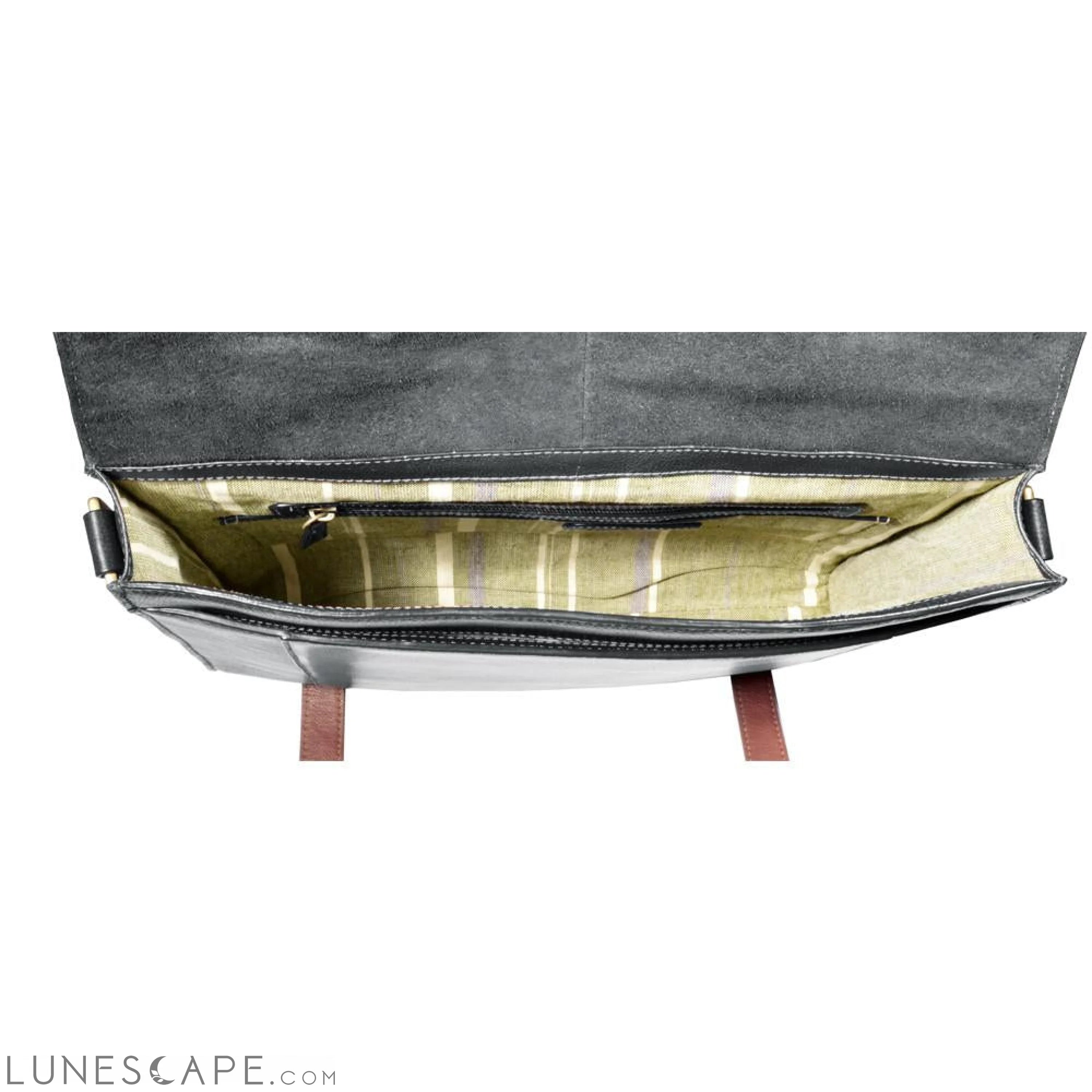 Eton 15" Laptop Compatible Leather Briefcase LUNESCAPE