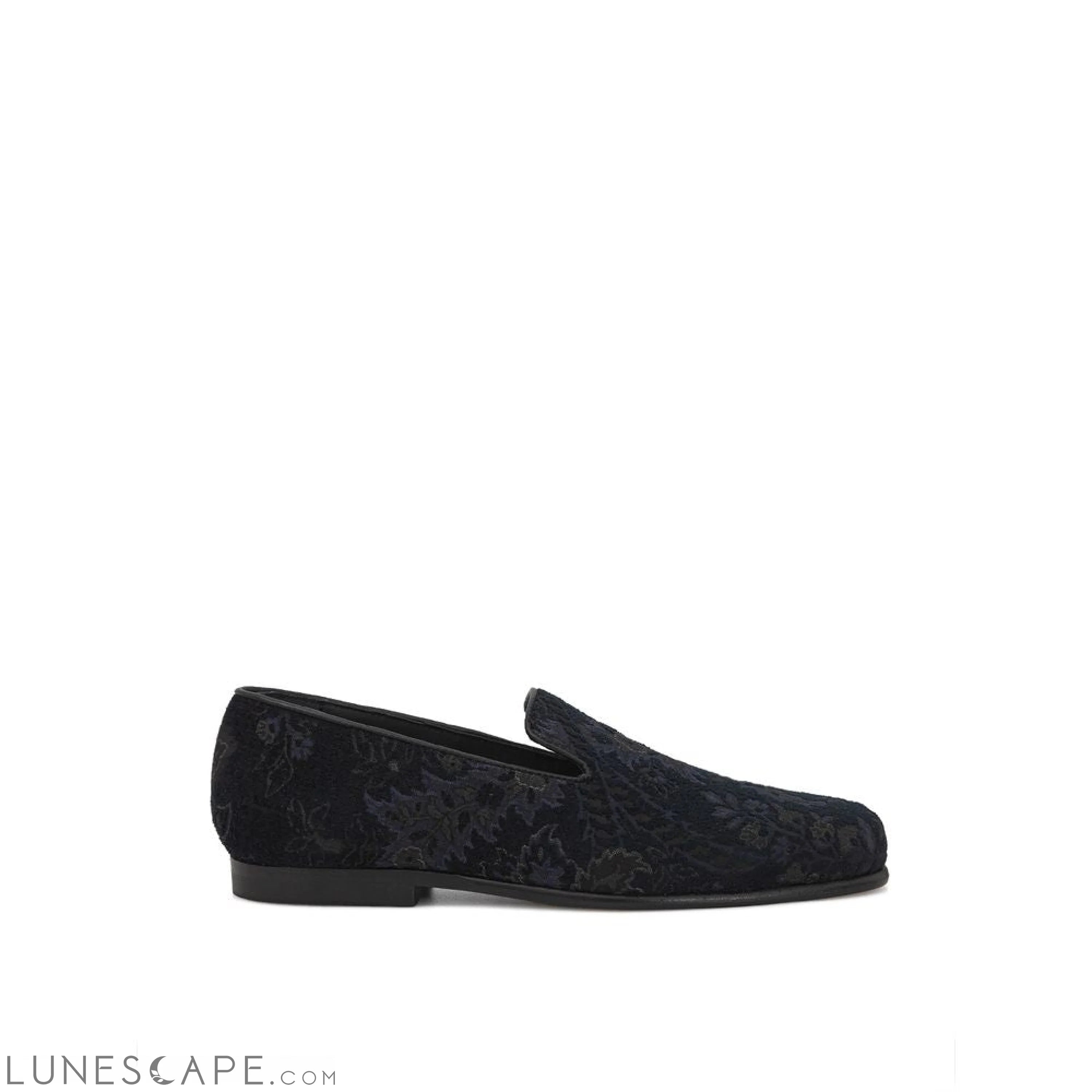 Etro Blue Leather Loafer LUNESCAPE