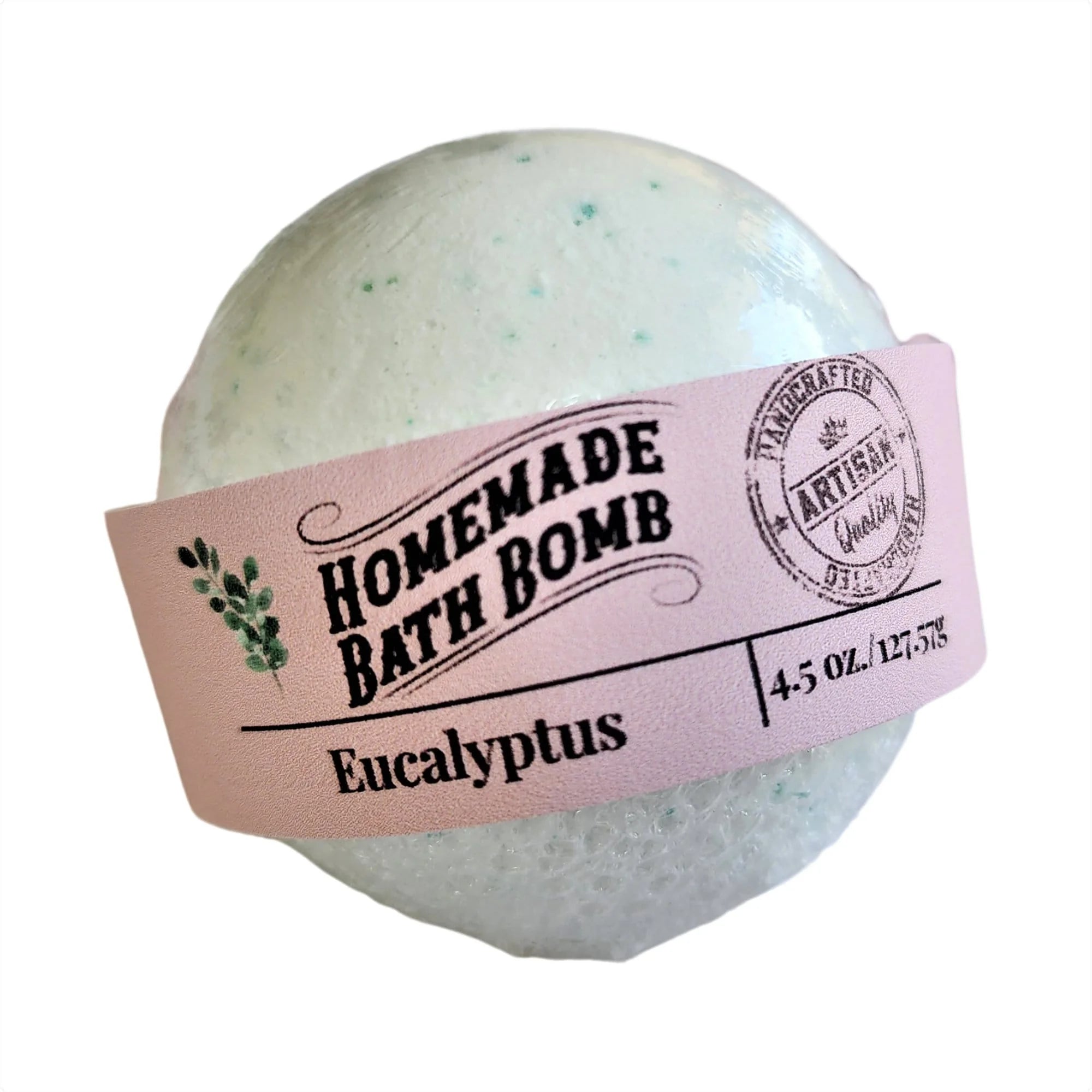 Eucalyptus Bath Bomb, Bath Fizzy, Bath Spa, Vegan Bath Bomb, Natural LUNESCAPE