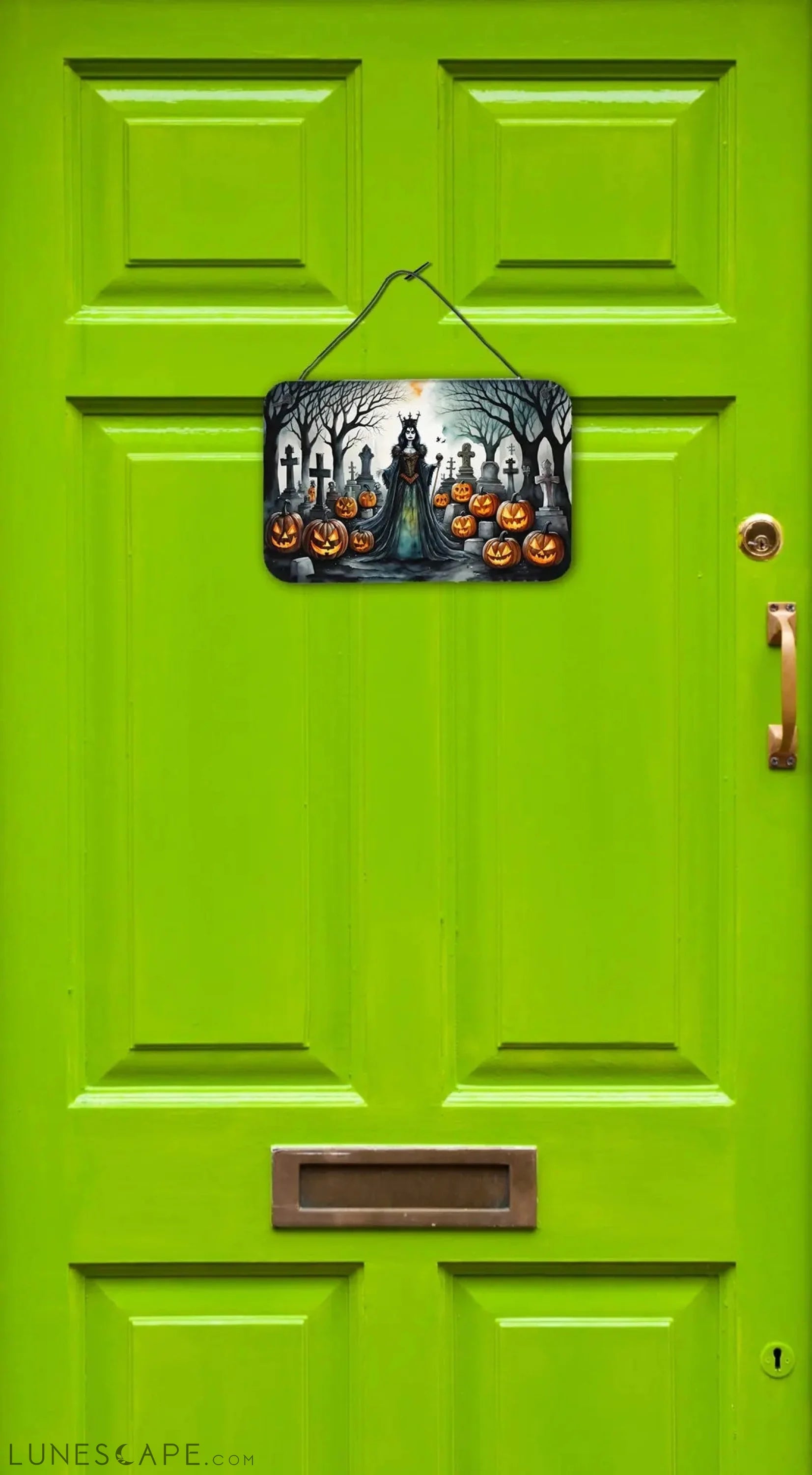 Evil Queen Spooky Halloween Wall or Door Hanging Prints LUNESCAPE