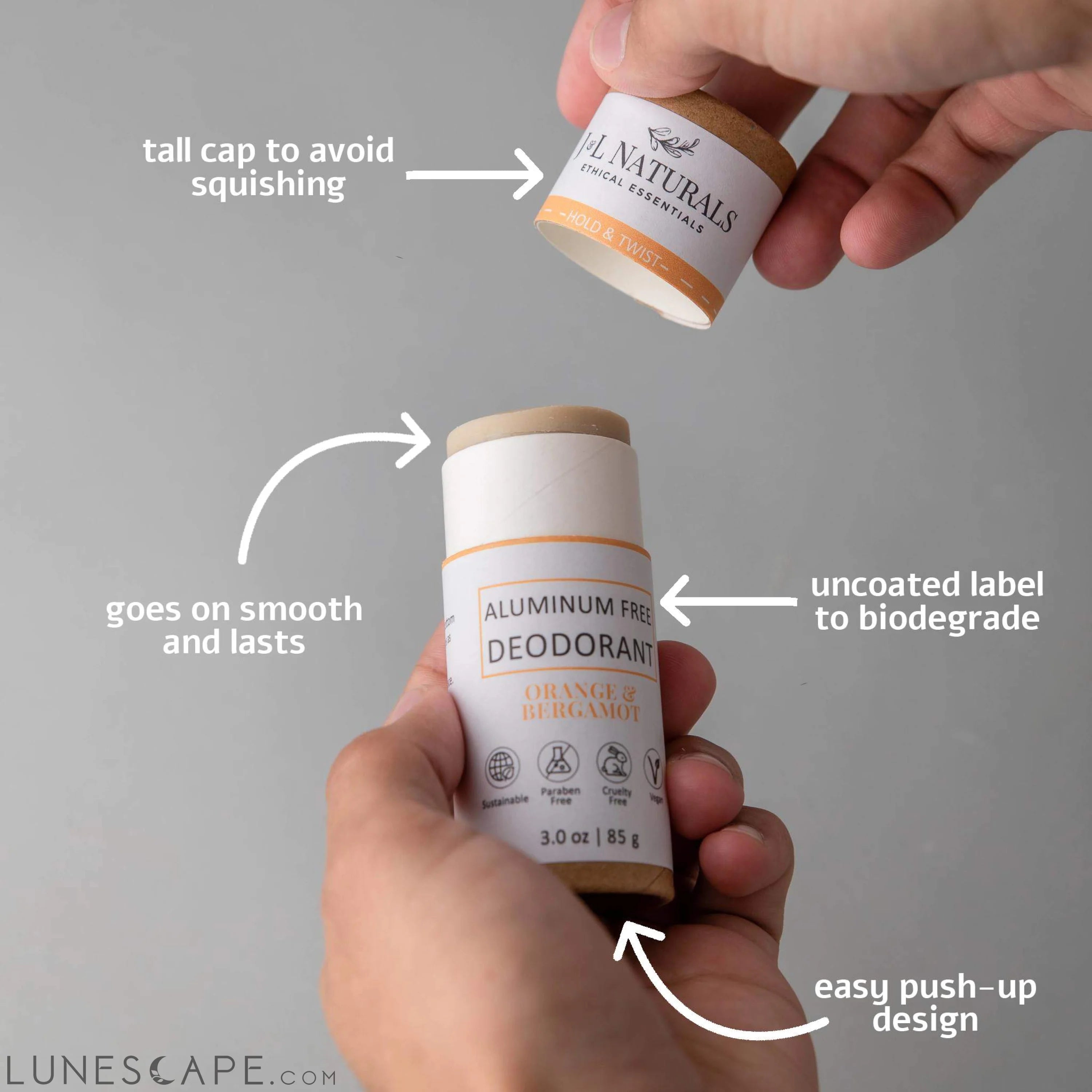 Extra-Strength Deodorant Bundle (4-Pack) LUNESCAPE