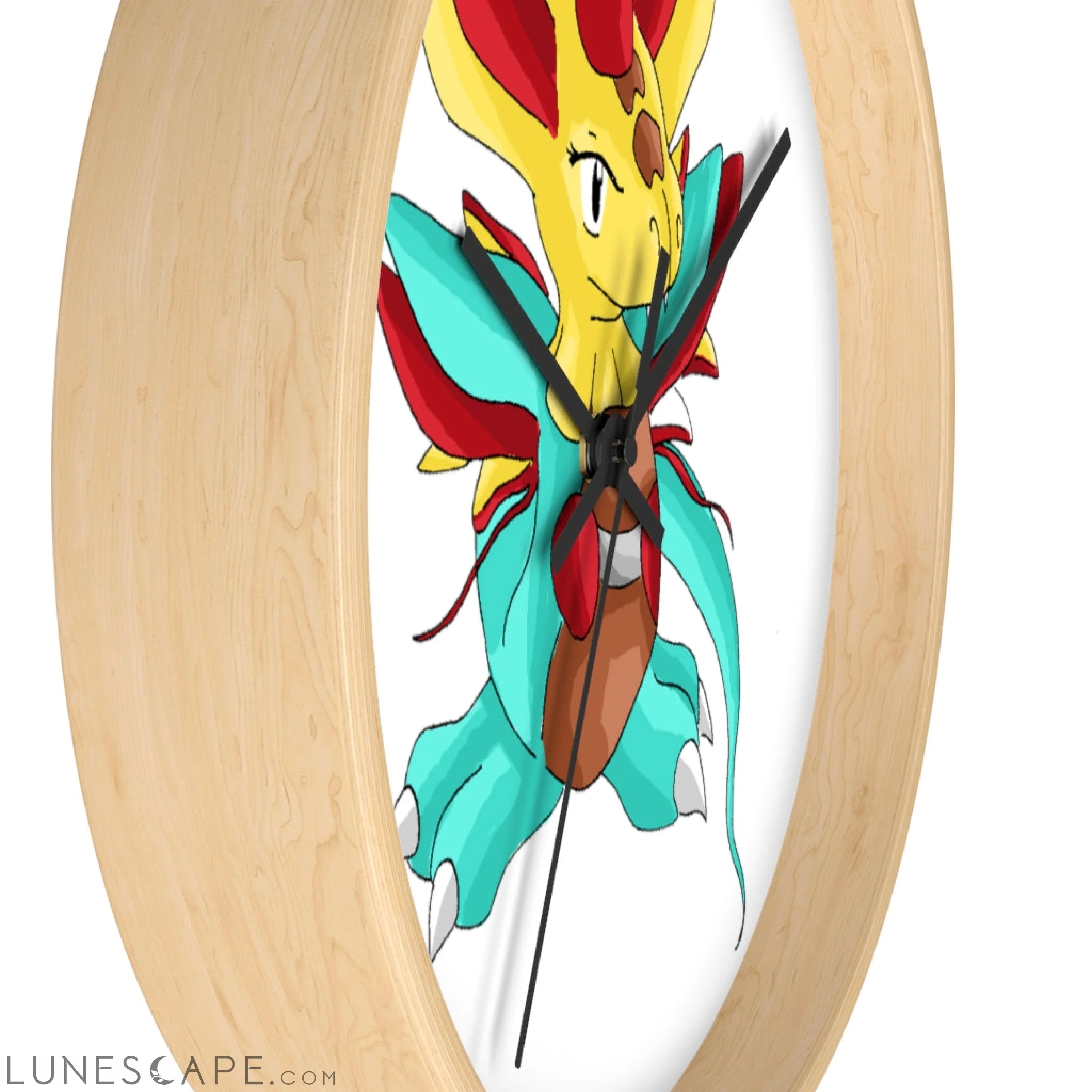 Fabaraess Wall clock LUNESCAPE